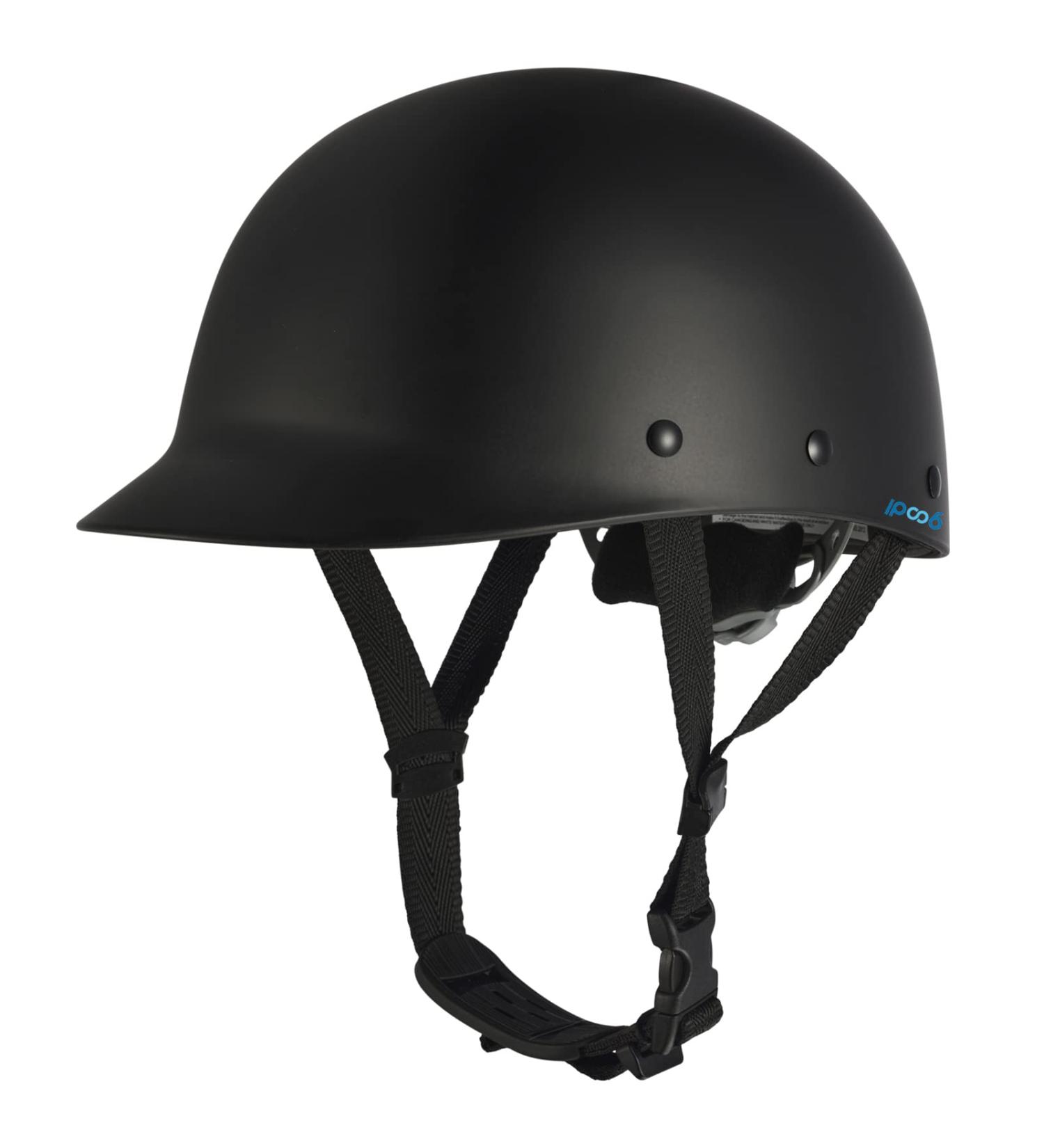 Reevas Whitewater Helmet - Large Matte Black for Kayaking, Rafting, SUP, Surfing & Waterskiing - Buy Online on GoSupps.com