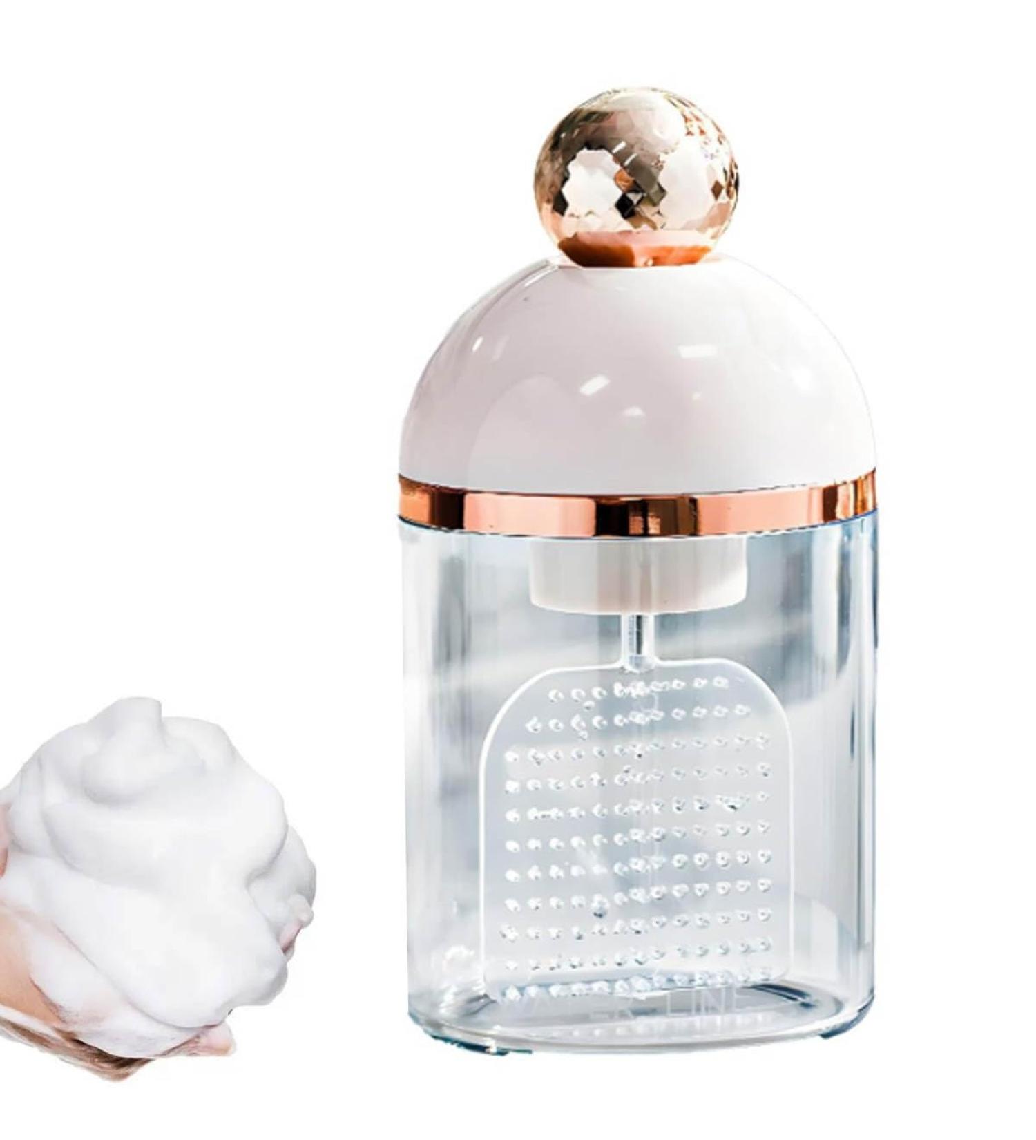 Electric Foam Maker For Face Wash Cleanser Foam Maker For Facial Cleansing Bubble Skin Care Face Cleanser Foam Maker Rechargeable Soap Dispenser Shampoo Bubbler Skincare Tools(Color:Pink) - Buy Online on GoSupps.com