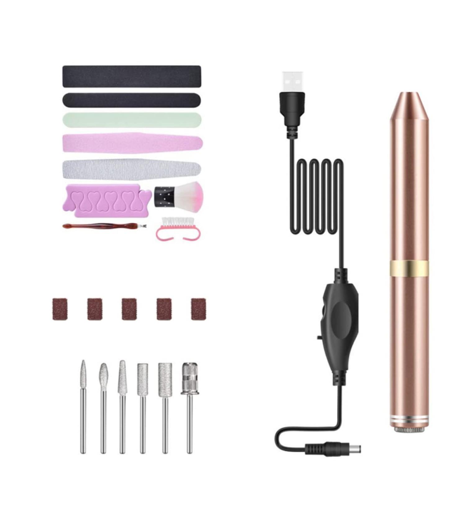 FRCOLOR 1 Set Nail Polisher Power Tools Kit De Manicura Nail Tools Professional Pedicure Tools Electric Manicure Kit Professional Nail Polishing Heads Bits Nail Beauty Tool Manicure Tool - Buy Online on GoSupps.com