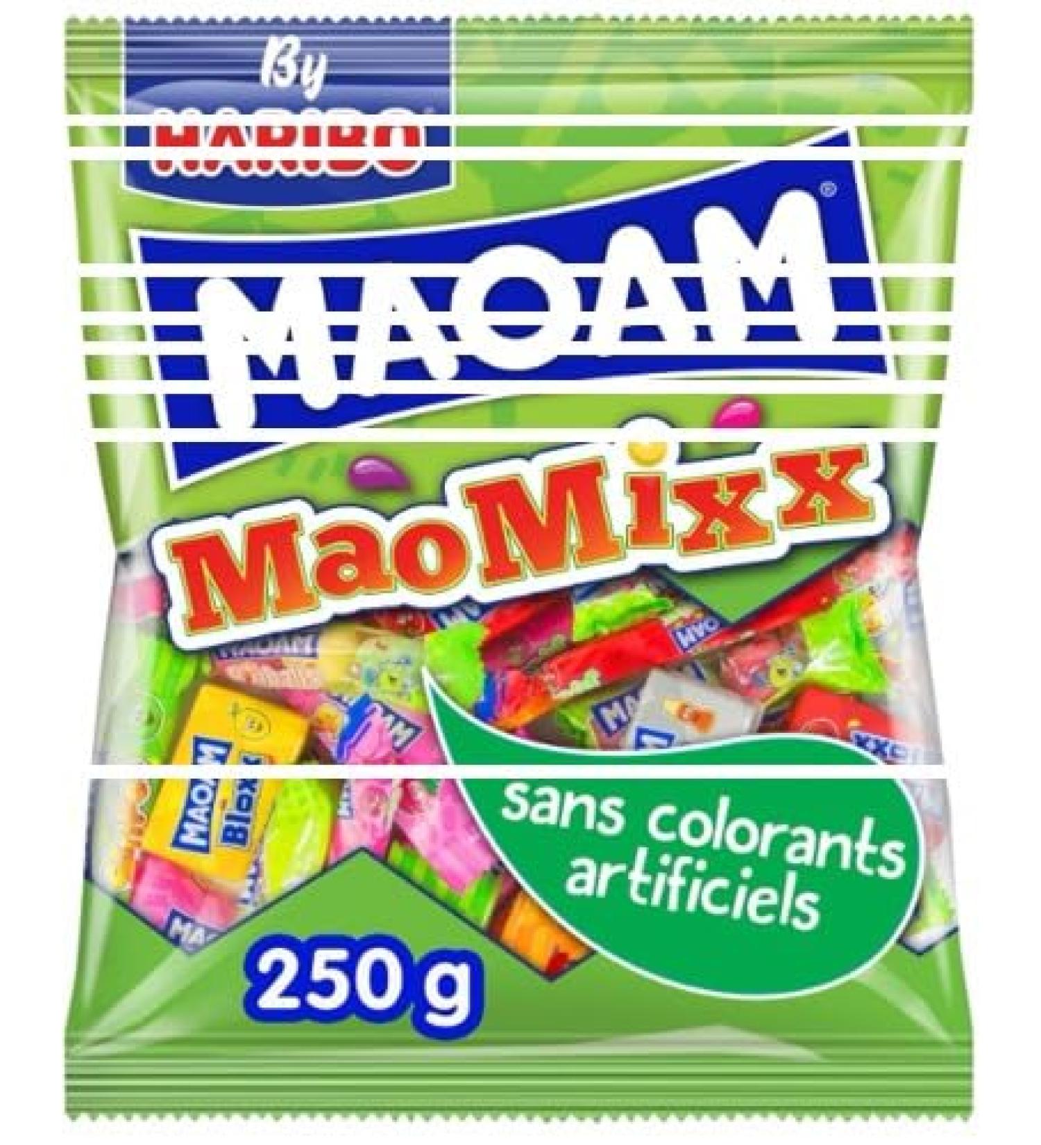 Maomixx Assortiment de Bonbons Fruit s la Texture Croquante d licieux pour f tes anniversaires enfants et moments conviviaux - Compatible avec Maoam 250g