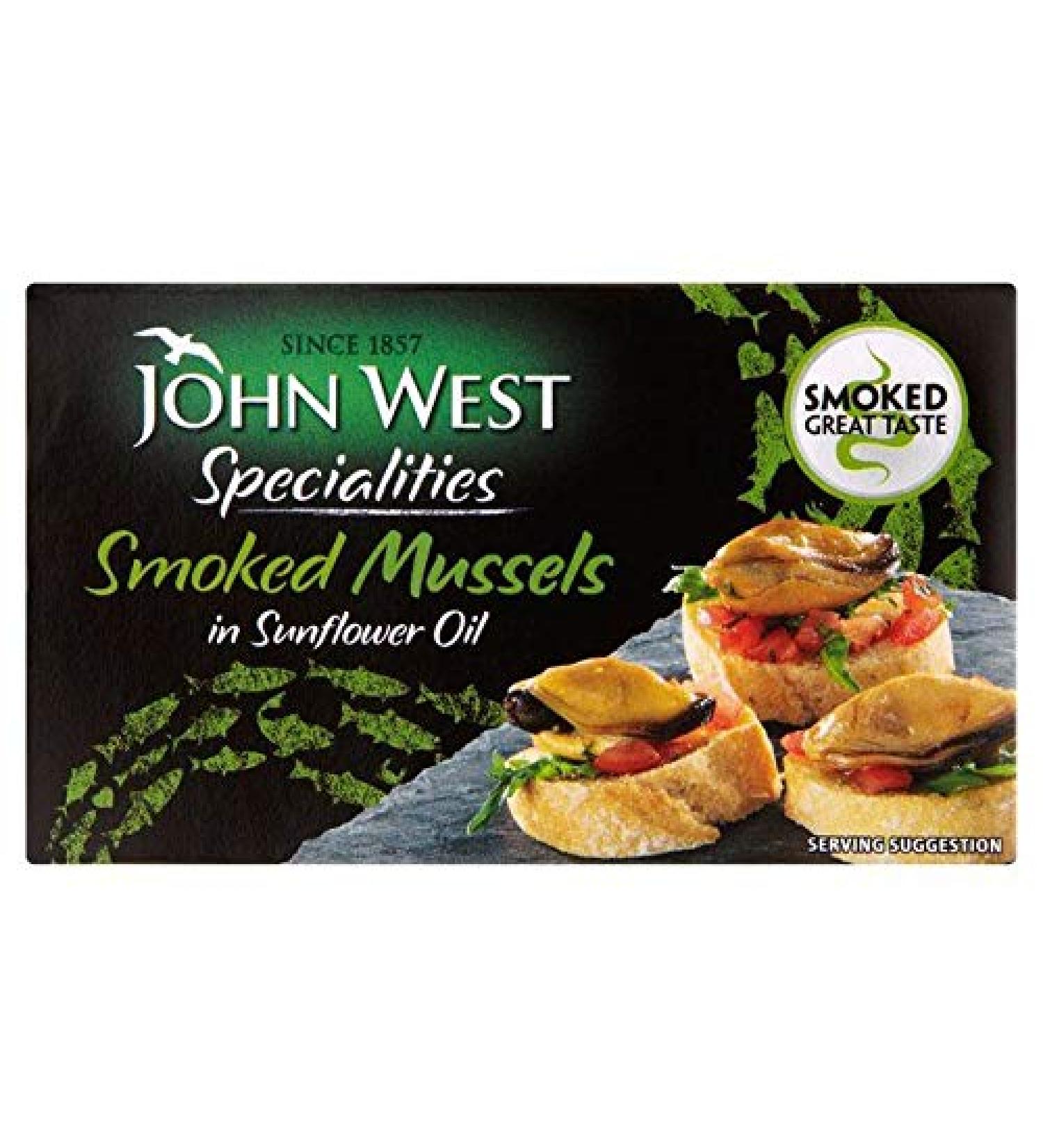 John West Smoked Mussels 85g