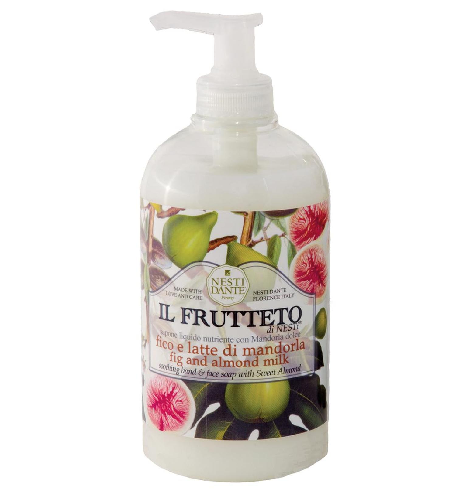 NESTI DANTE Il Frutteto Fig and Almond Milk Liquid Soap 500 ml - Nourishing Hand Wash for Soft Skin | Buy Internationally - Buy Online on GoSupps.com