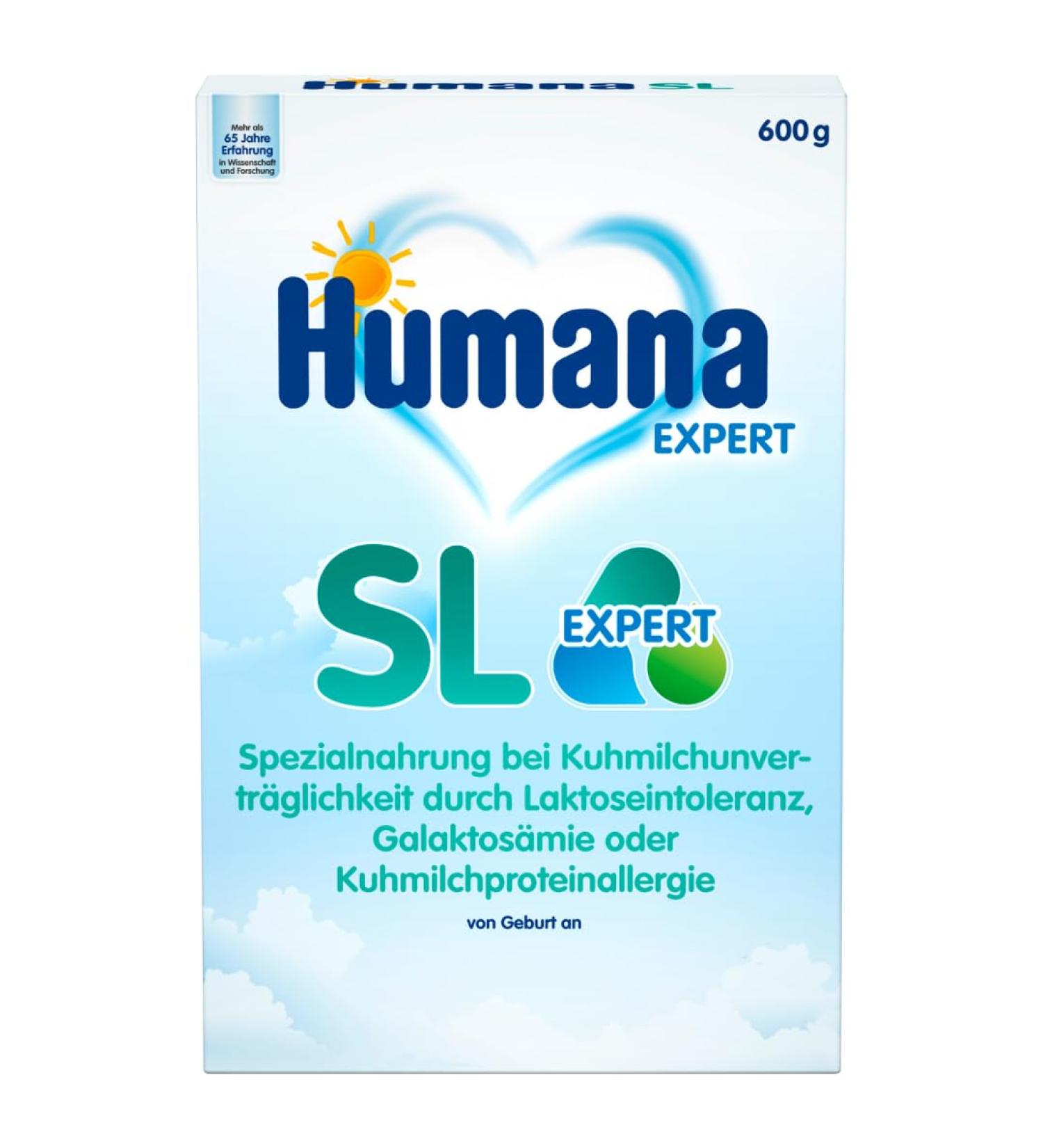 Humana SL Expert - Special Formula for Cow s Milk Intolerance & Allergies | Lactose & Galactosemia | 600g - Infant & Toddler Nutrition - Buy Online on GoSupps.com