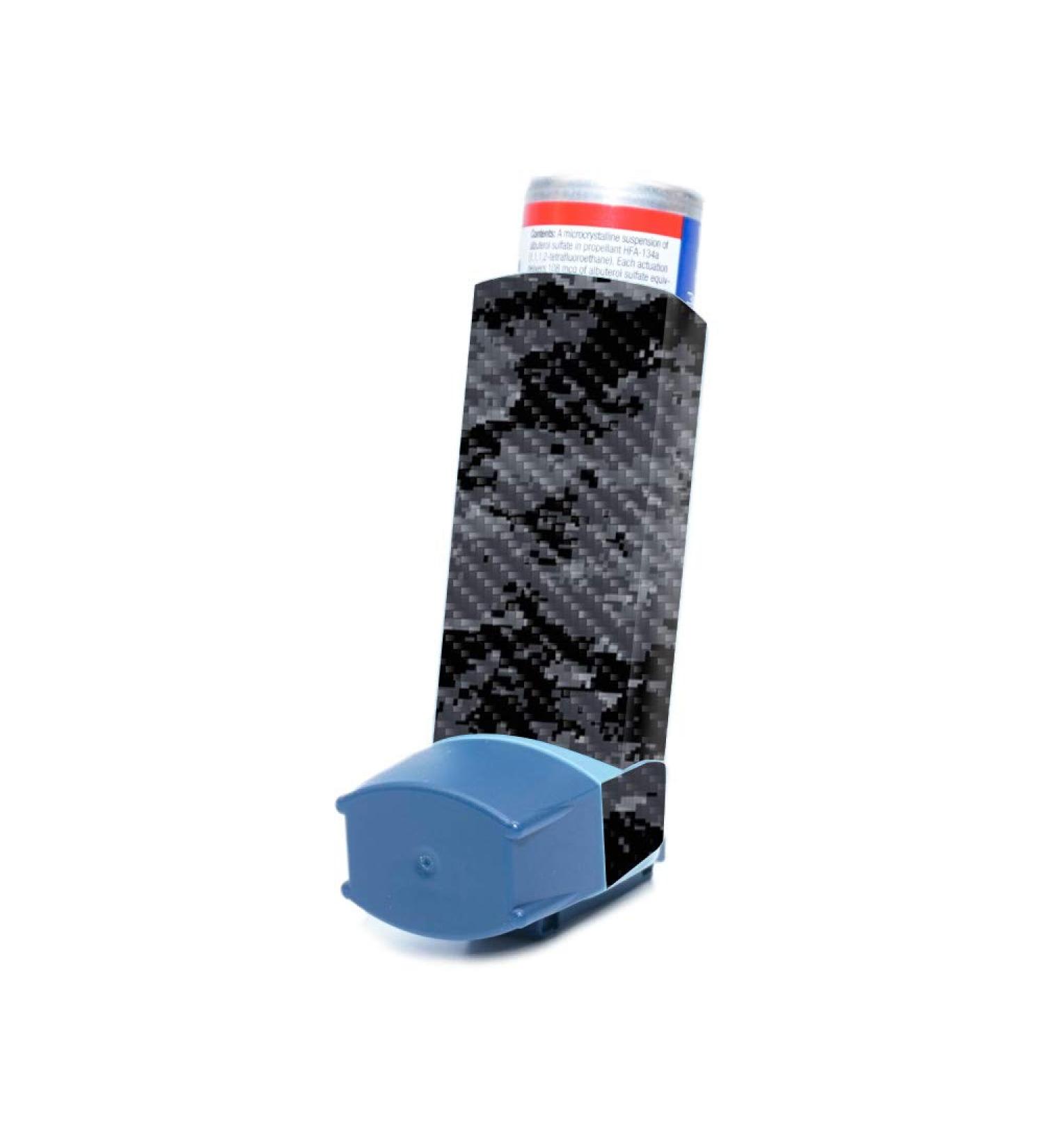 MightySkins Carbon Fiber Skin for Ventolin HFA Asthma Inhaler - Digital Camo | Made in USA | Easy to Apply & Remove | Durable Textured Finish - Buy Online on GoSupps.com