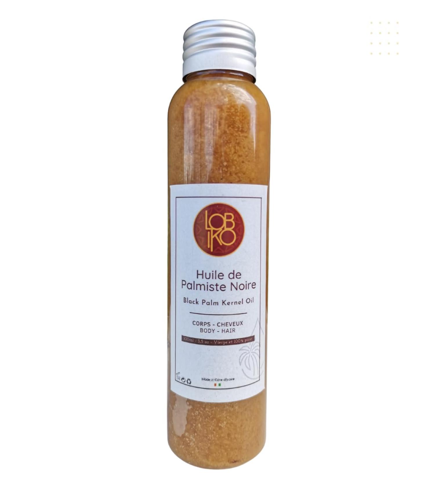 Huile de Palmiste biologique non filtr e 100 ML LOBIKO press e froid la solution anti- ge pour une peau plus jeune et plus ferme. Peau Lisse et Tonique African palm kernel oil - Mayanga noir - Buy Online on GoSupps.com