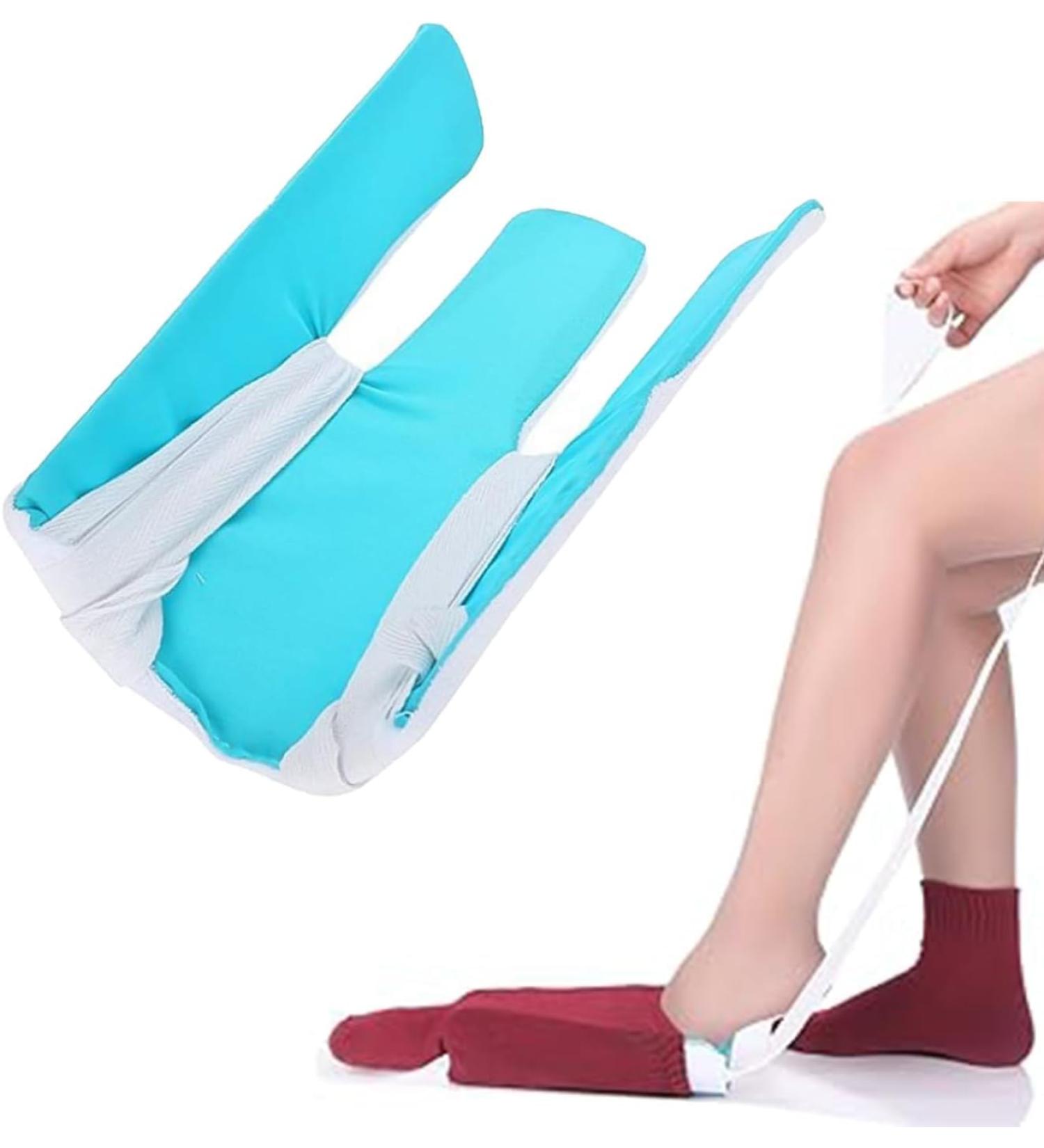 Sock Wearer Sock wear aid Sock Wearer for The Elderly Sock wear aid for The Disabled efficient Sock Wearer Sock wear aid for Pregnant Women Sky Blue - Buy Online on GoSupps.com
