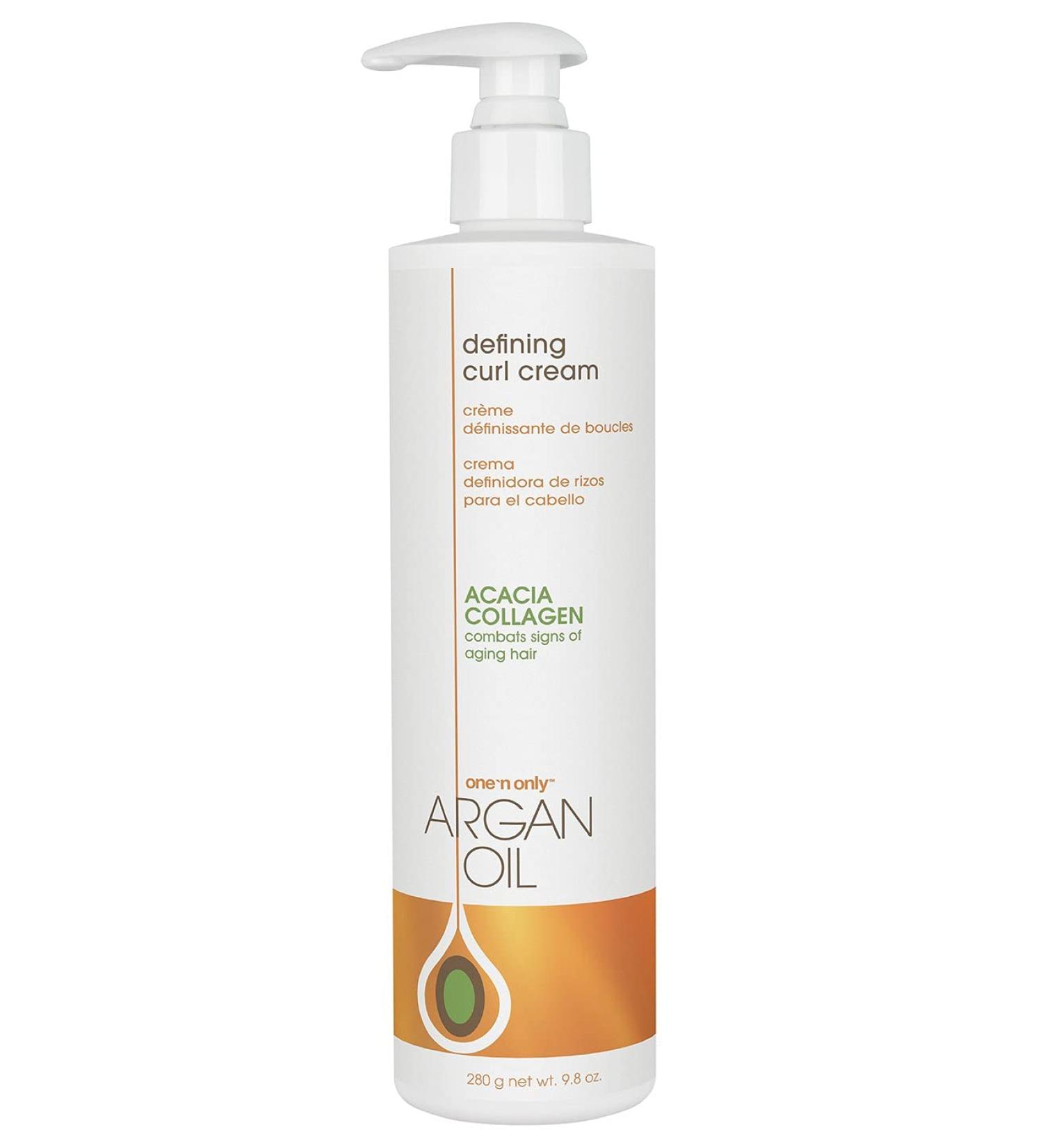 One 'n Only Argan Oil Curl Defining Cream - 9.8 oz | Leave-in Conditioner for Strong, Hydrated Curls with Enhanced Shine - Buy Online on GoSupps.com