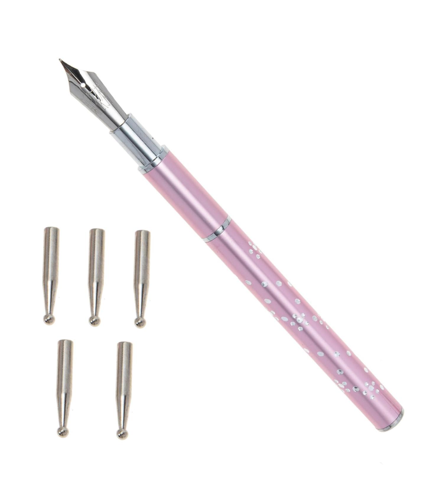 1 Set Nail Art Pen Nail Art Liner Brush Nails Accessories Tools Nail Dotting Tool Nail Painting Pen Dotting Pen Diy Embroidery Tool Nail Polish Pens Stainless Steel Pencil Painted - Buy Online on GoSupps.com