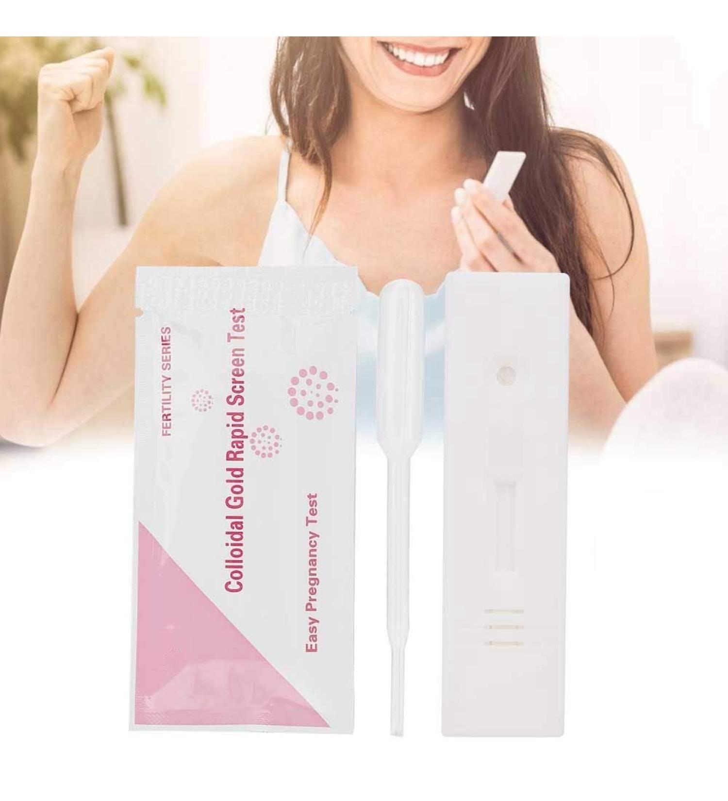 Brrnoo Early Pregnancy Test Strips - 5 Pack HCG Tests for Fast Detection - Reliable Pregnancy Test for Women - Buy Online on GoSupps.com