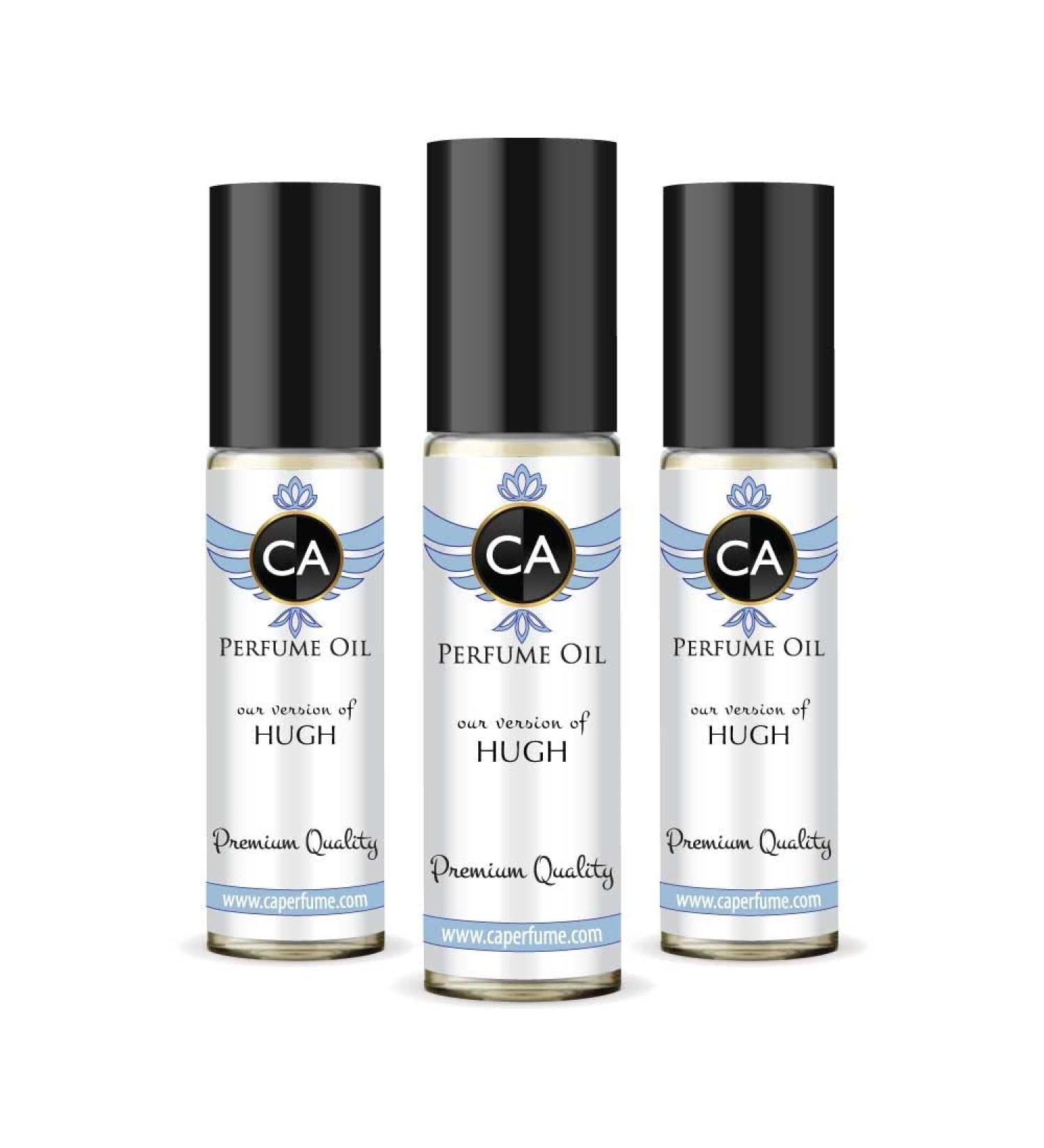 CA Perfume Impression of H. Bosh Hugh For Men Replica Fragrance Body Oil Dupes Alcohol-Free Essential Aromatherapy Sample Travel Size Concentrated Long Lasting Attar Roll-On 0.3 Fl Oz-X3 - Buy Online on GoSupps.com