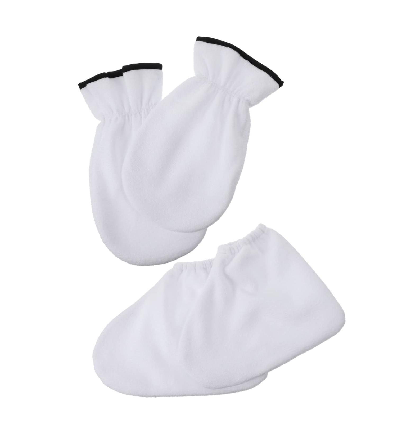 Couvre-mains Et Pieds En Flanelle Polyester Pour Soin Spa Domicile Chauffants En Paraffine Pour Massage Et Bain De Cire Chaude Protection Pratique Et Confortable - Buy Online on GoSupps.com
