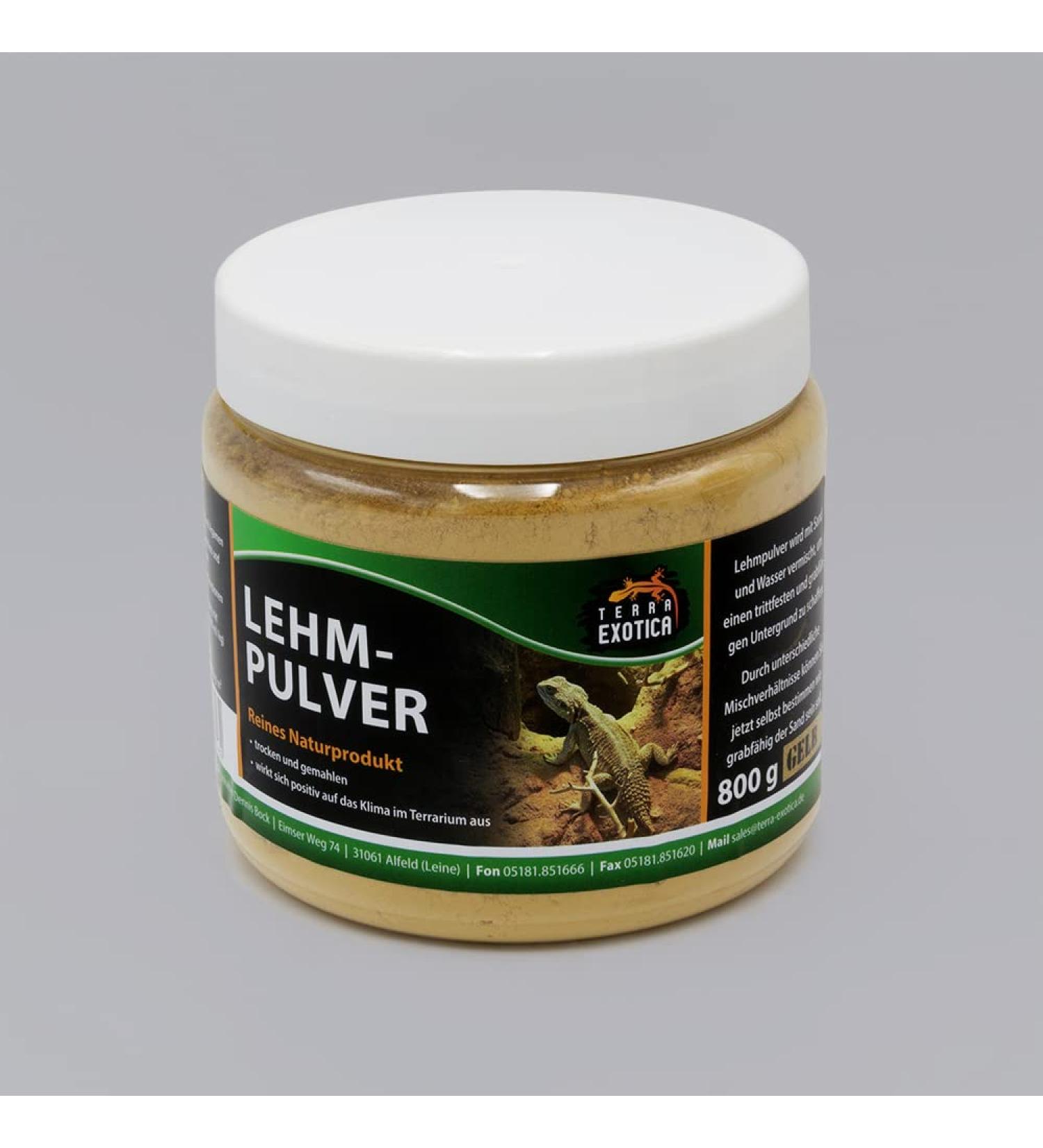 Terra Exotica clay powder - yellow 800g in can