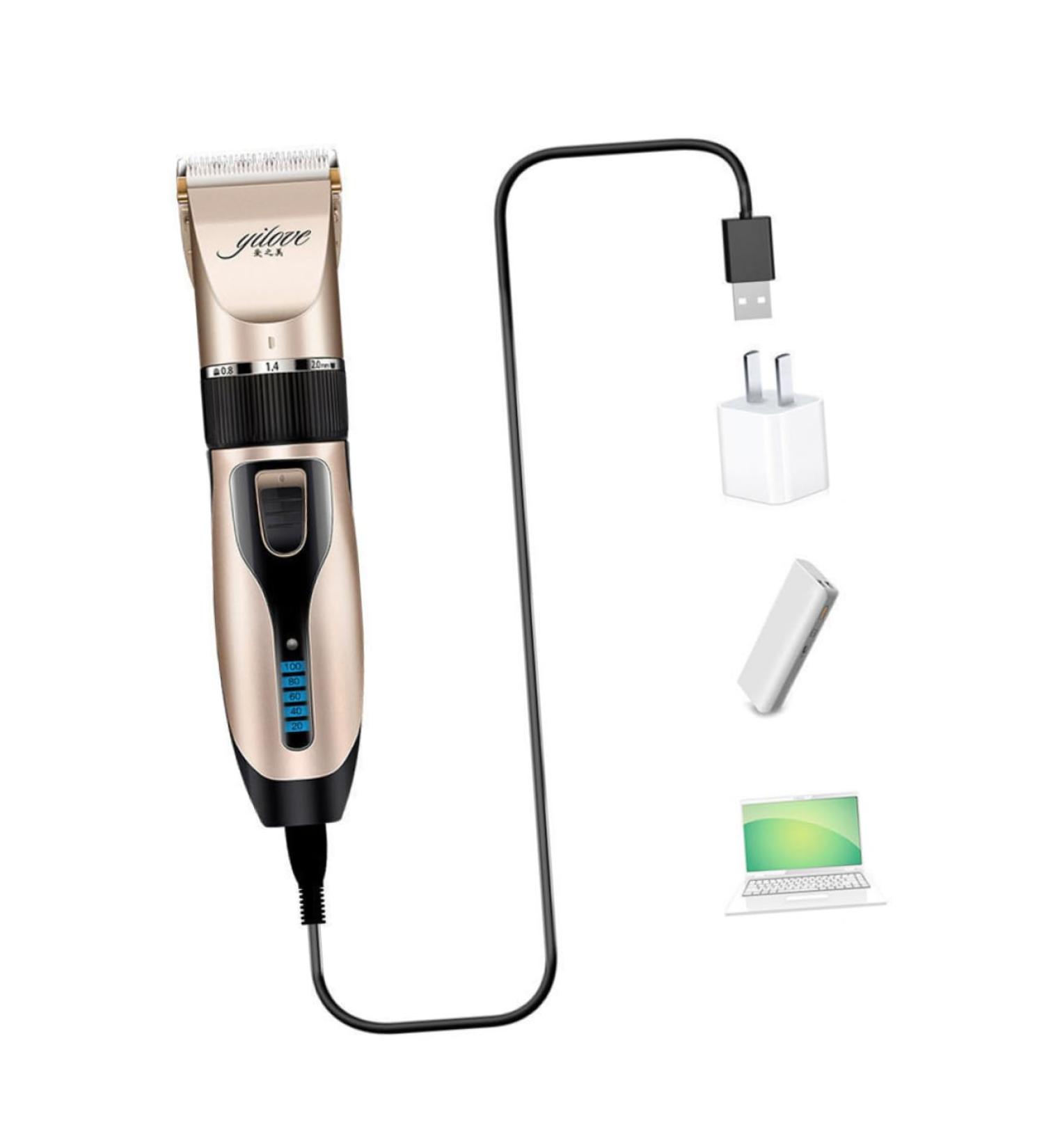 1 Set Electric Haircut Supplies Hair Cutting Tool Hair Trimmers Hair Clipper Golden Electric Hair Clipper for Barbershop Hair Clipper - Buy Online on GoSupps.com