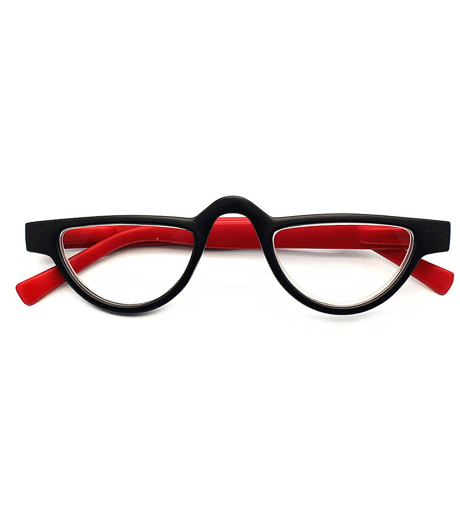 TBHOME Cat Eye Reading Glasses - Retro High Definition Resin Lenses Lightweight Flexible PC Frame - Stylish Red Readers for Comfort & Clarity - Buy Online on GoSupps.com