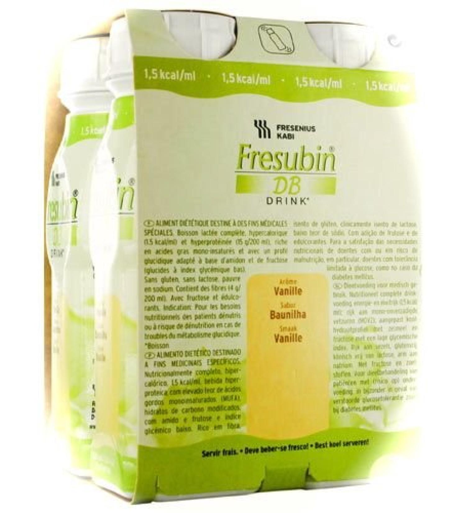 Fresubin db drink diben vanille 4x200ml