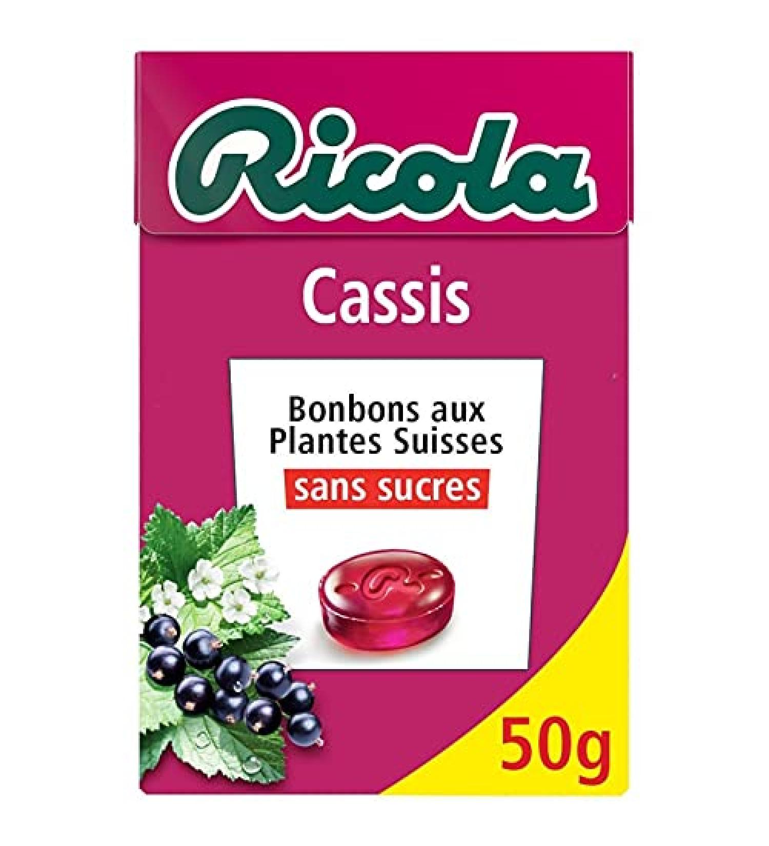 Ricola - Blackcurrant Sugar Free 50 g - Pack of 2 - Buy Online on GoSupps.com