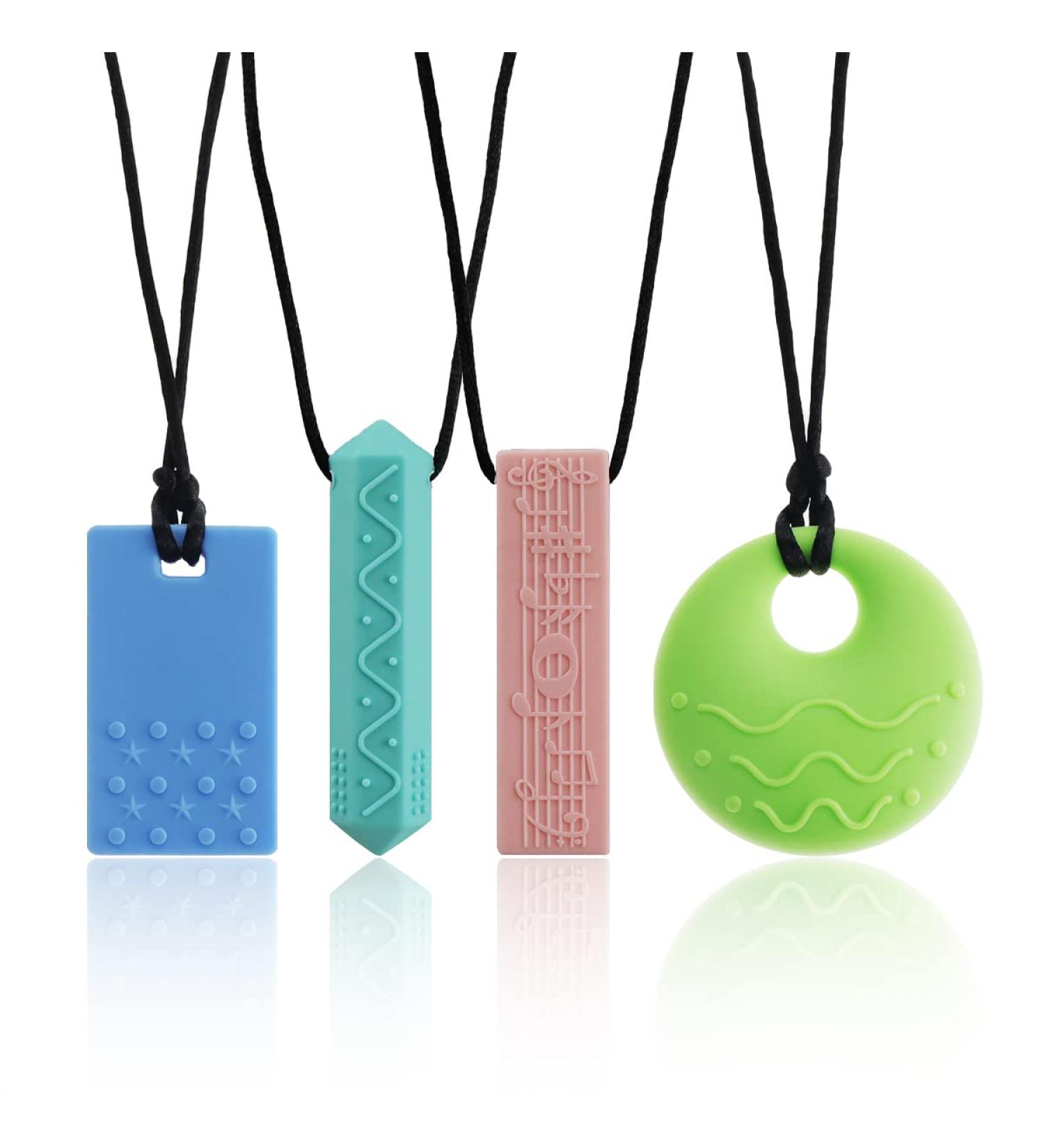 Colonet Sensory Silicone Teething Ring for Children - ADHD Autism Biting Relief & Speech Therapy Support - Color 2 - Buy Online on GoSupps.com