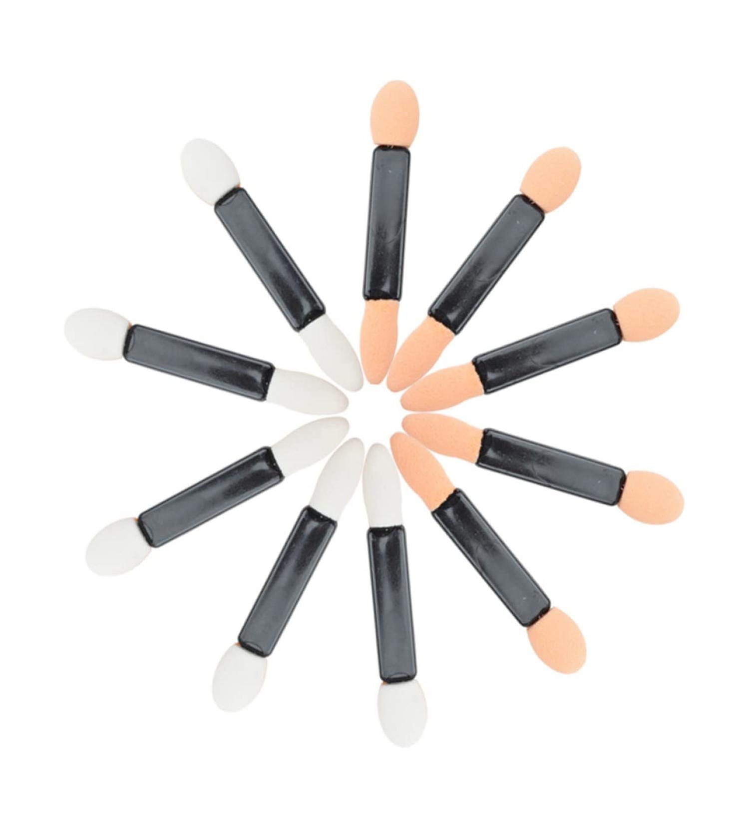 PLAFOPE 50pcs Eye Shadow Applicator Make Eye Shadow Brush Women Eye Brush Sponge Double Ended Makeup Brush - Buy Online on GoSupps.com