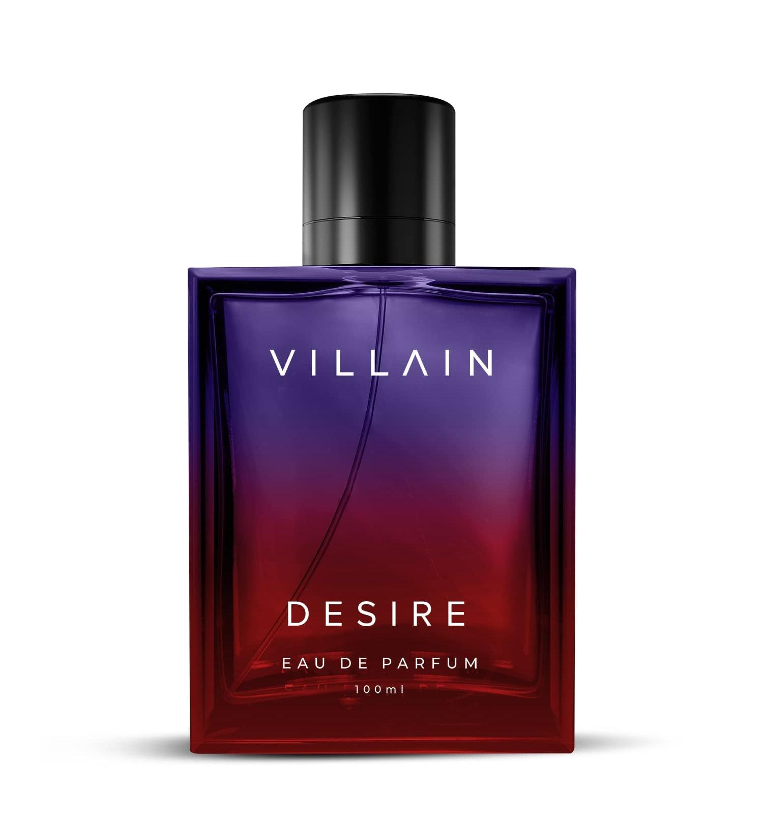 VLLN Desire Eau De Parfum Perfume for men 100ml with Vanilla Amber and Patchouli | Premium Long Lasting Perfume For Men | Strong Premium Perfume for men| Long Lasting EDP Fragrance Scent 100 Ml - Buy Online on GoSupps.com