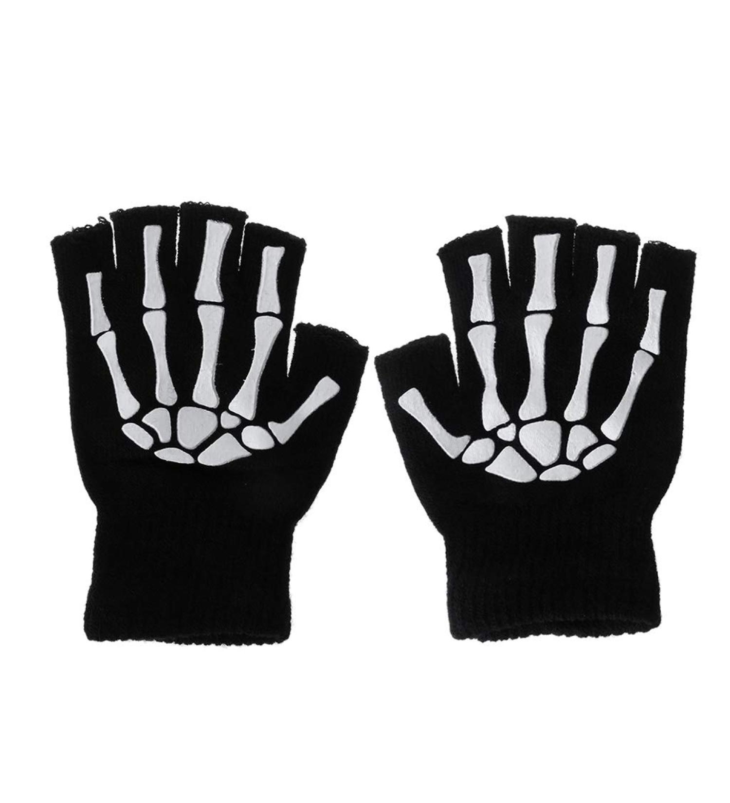 Buy WOWOWO Kids Cycling Gloves - Outdoor Sport Half Finger Skeleton Design | Soft Protective Gear for Bicycle Adventures - Buy Online on GoSupps.com