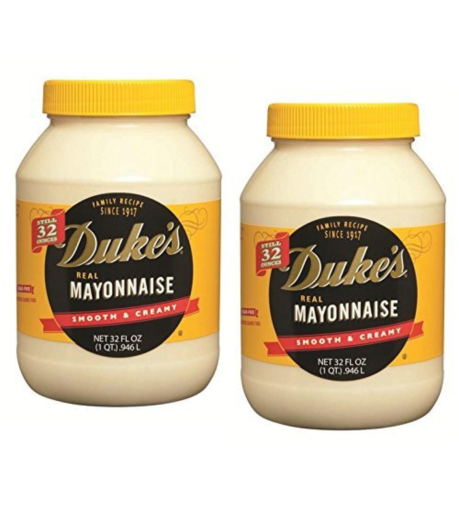 Duke's, Real Mayonnaise, 32 Oz. Jar (Pack of 3) Mayonnaise 32 Fl Oz (Pack of 3)
