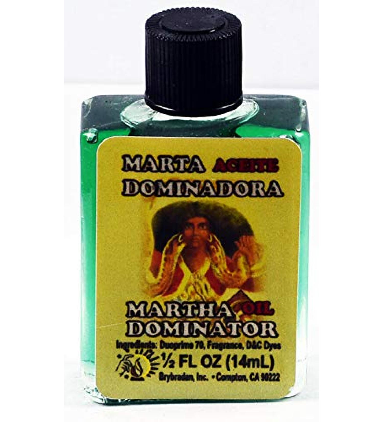 1 PIECE BRYBRADAN MARTHA DOMINATOR OIL/MARTA DOMINADOR ACEITE -1/2fl oz. 14.7ML MARTHA DOMINATOR 1