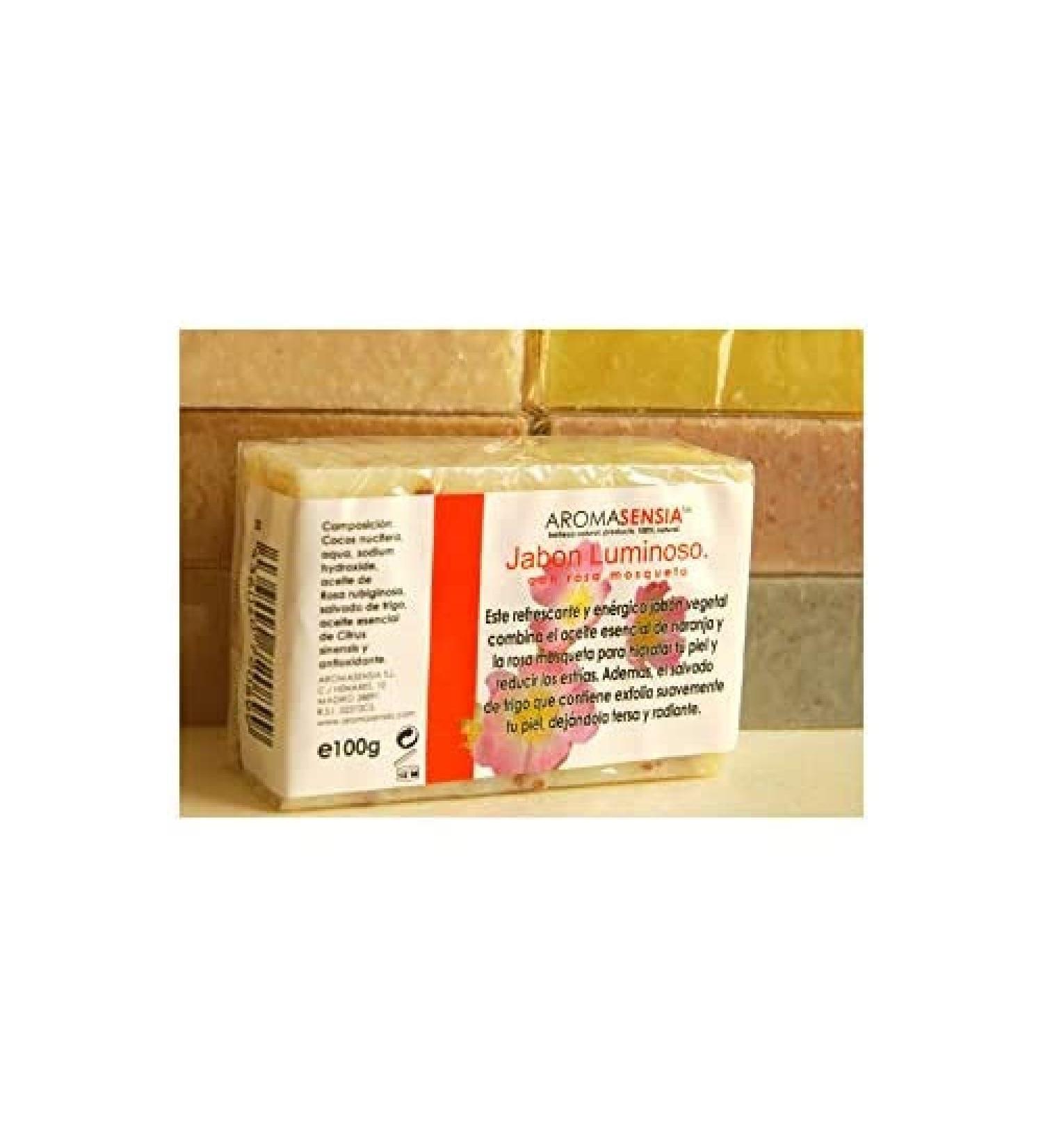 AROMASENSIA Light soap with rosehip 100 grams