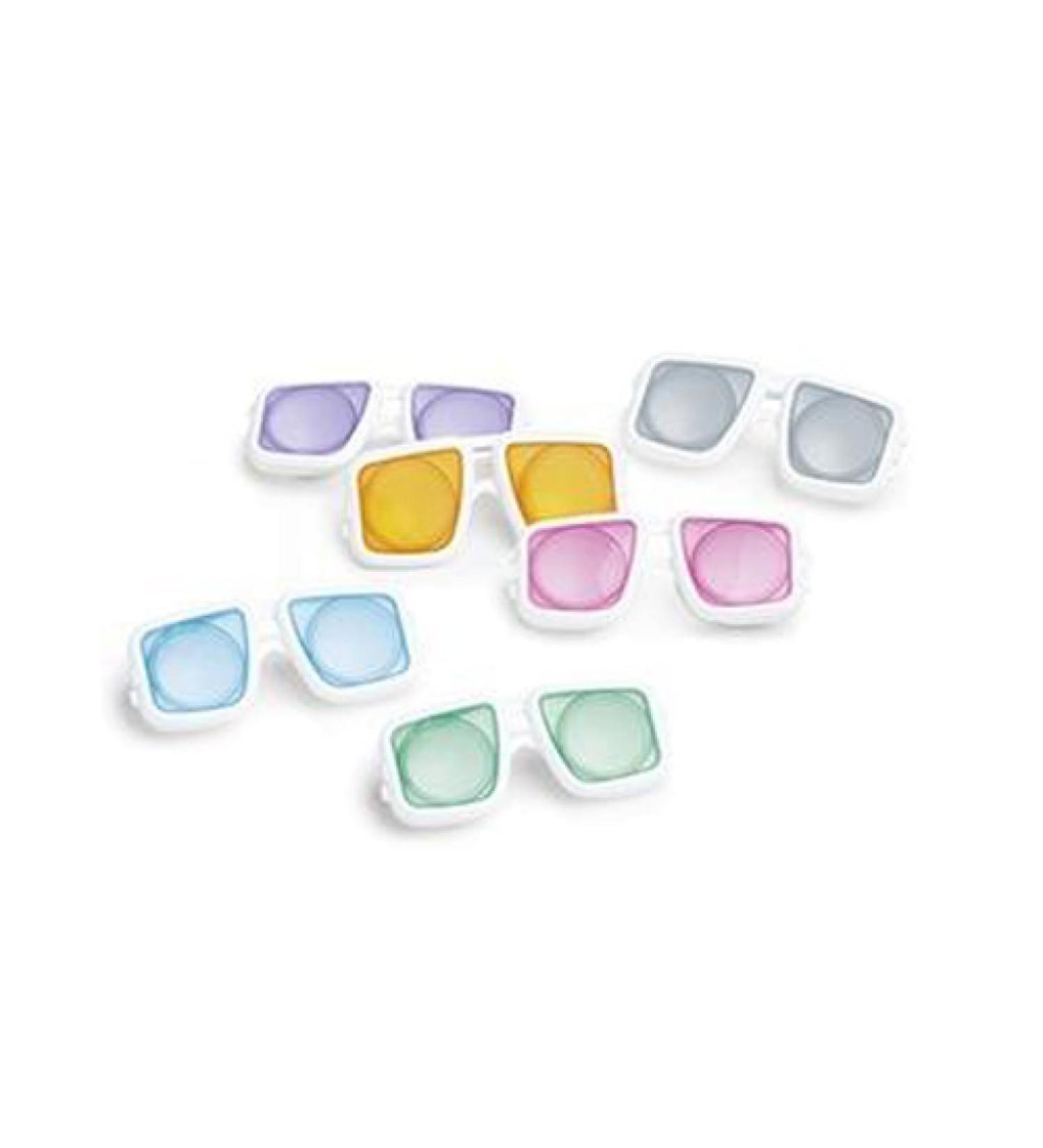 Contact lens case SUNGLASSES for soft contact lenses green