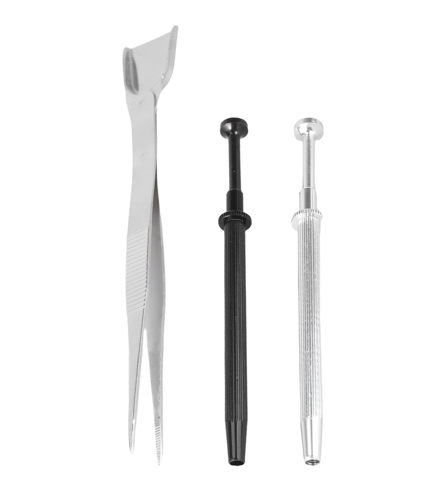 Stainless Sprinkle Tweezers Pickle Grabber Set 3Piece Jewelry Grabber & Cake Decorating Set Multi Functional - Buy Online on GoSupps.com