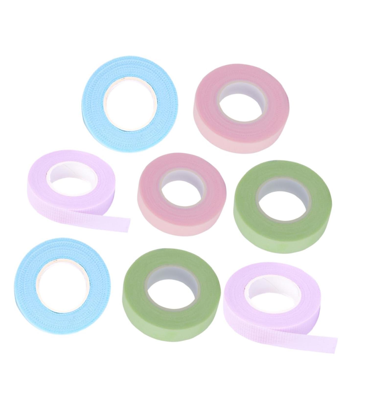 Angoily 8rolls Tape Adhesive Tape Eyelash Tapes Lash Lift Tape Adhesive Fabric Tapes White Lash Tape Pink Tape Eyelash Patches Grafting Tape Cotton Stem Skin Friendly - Buy Online on GoSupps.com