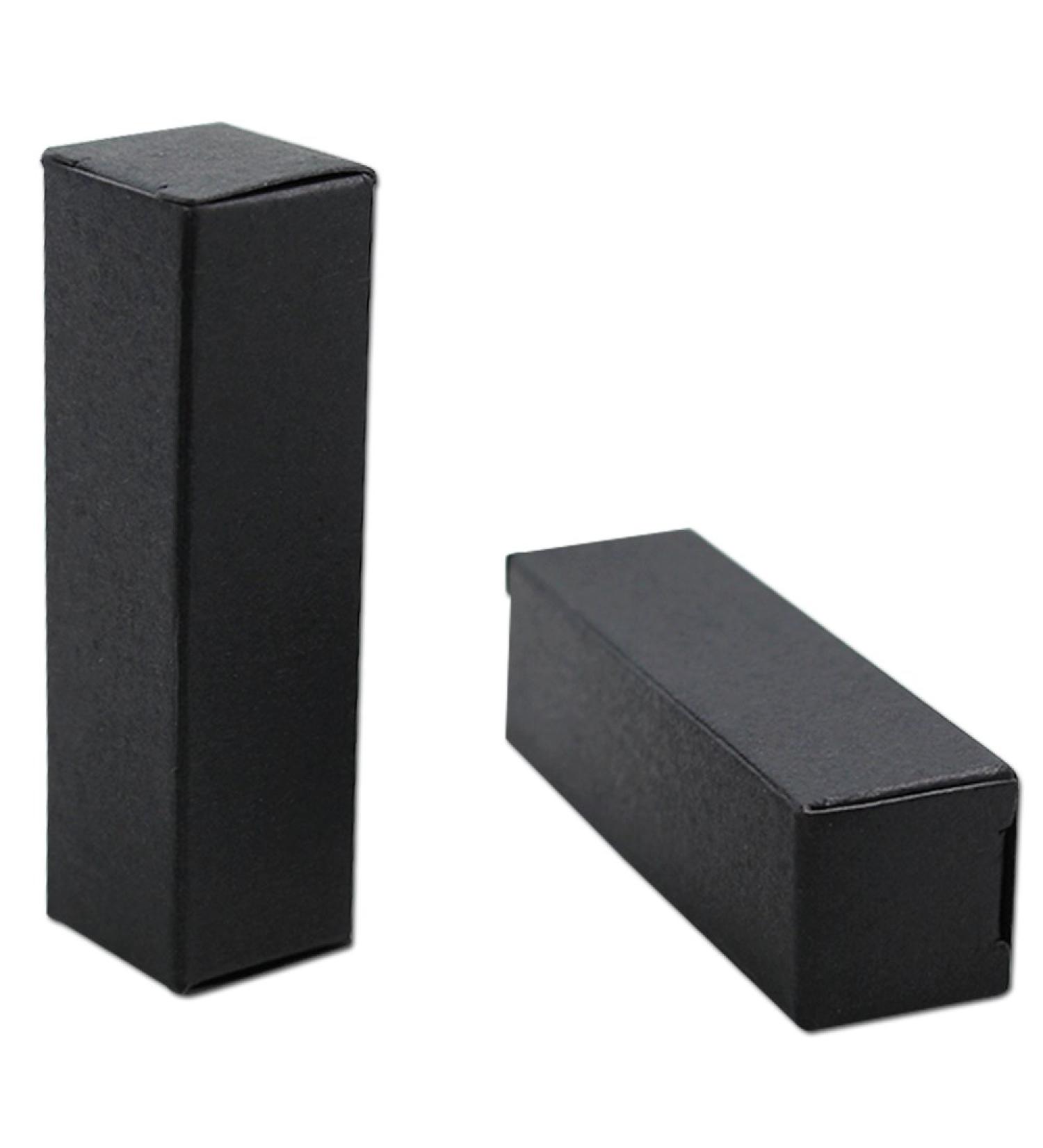 50 Pack Mini Kraft Paper Black Boxes for Lipstick & Beauty Accessories - DIY Lipstick Bottle Packaging & Makeup Organizer Tube Storage 0.78x0.78x3.34 Inch (Pack of 50) - Buy Online on GoSupps.com