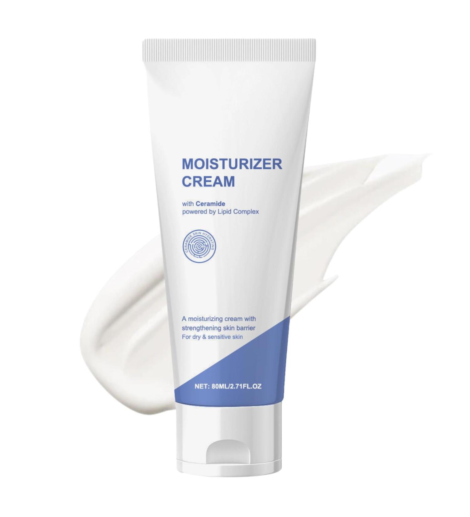 Ceramide Moisturizing Face Cream - Moisturiser Face Women - Anti aging Face Cream for Women - Deeply Nourishes Skin - Skin Lightening Cream - Light Texture and Easy Absorption - Buy Online on GoSupps.com