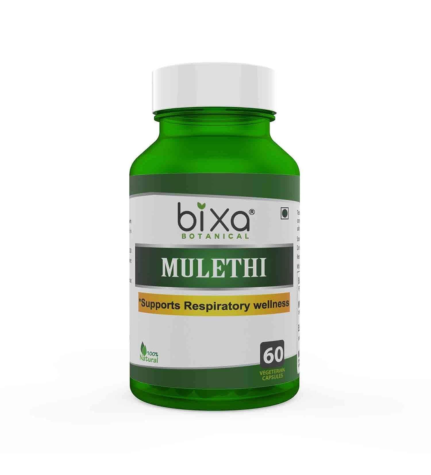 Sheltr Mulethi Extract (Licorice Root Glycyrrhiza Glabra) 25% Glycyrrhizin | Supports Respiratory Wellness | 60 Veg Capsules (450mg) 200 Gm - Buy Online on GoSupps.com