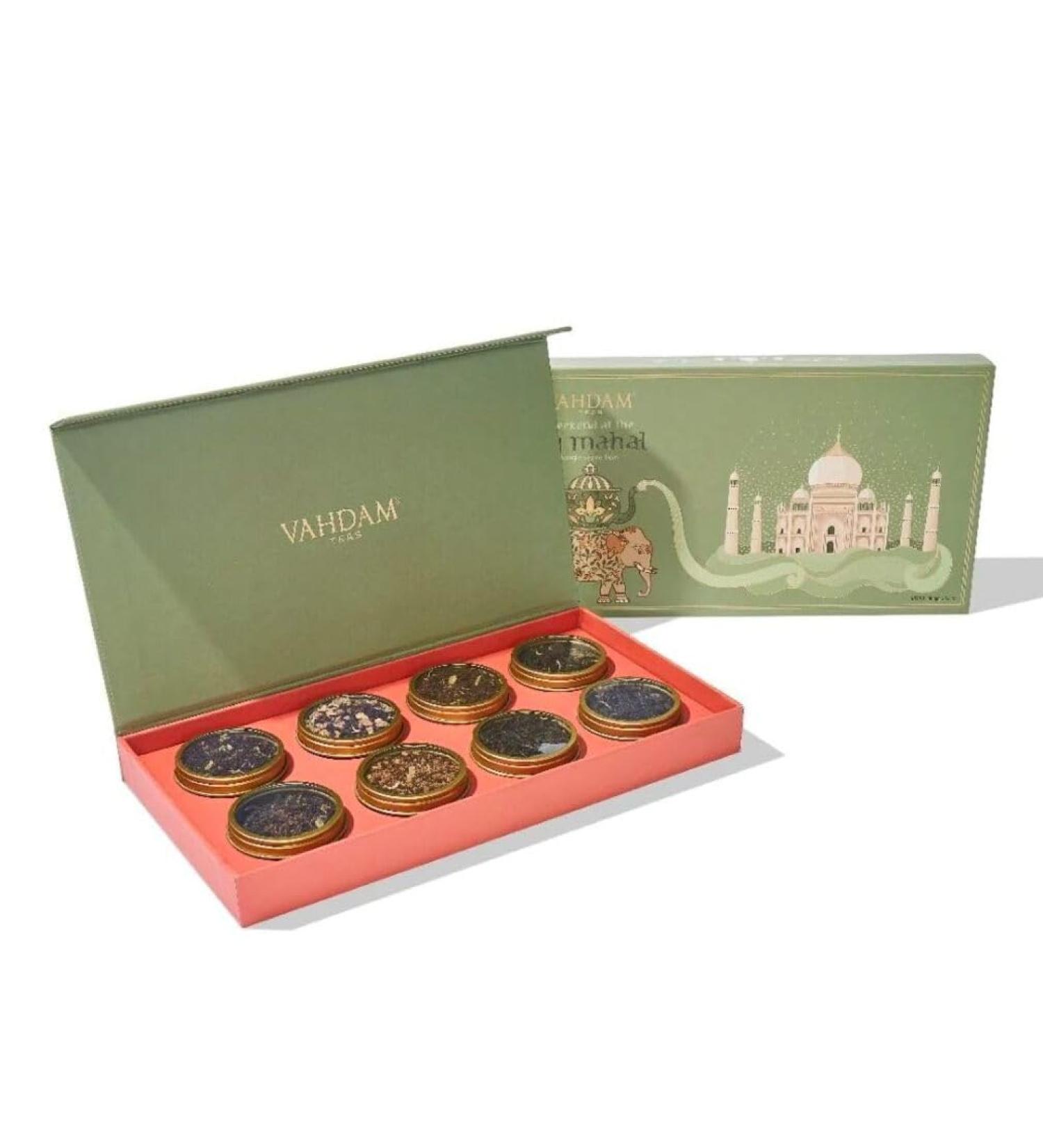 VAHDAM Weekend in Taj Mahal Tea Gift Set - 50+ Cups of Indian Tea - Travel Gifts - Christmas Gifts for Men, Women, and Adults - Buy Online on GoSupps.com