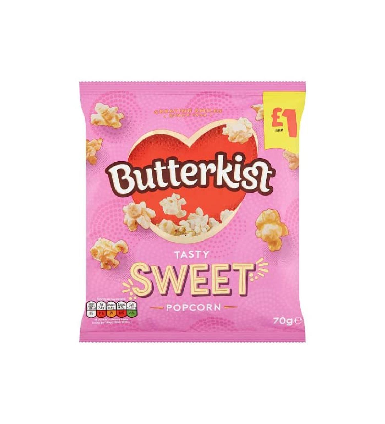 Butterkist Popcorn 12x70g (Sweet)