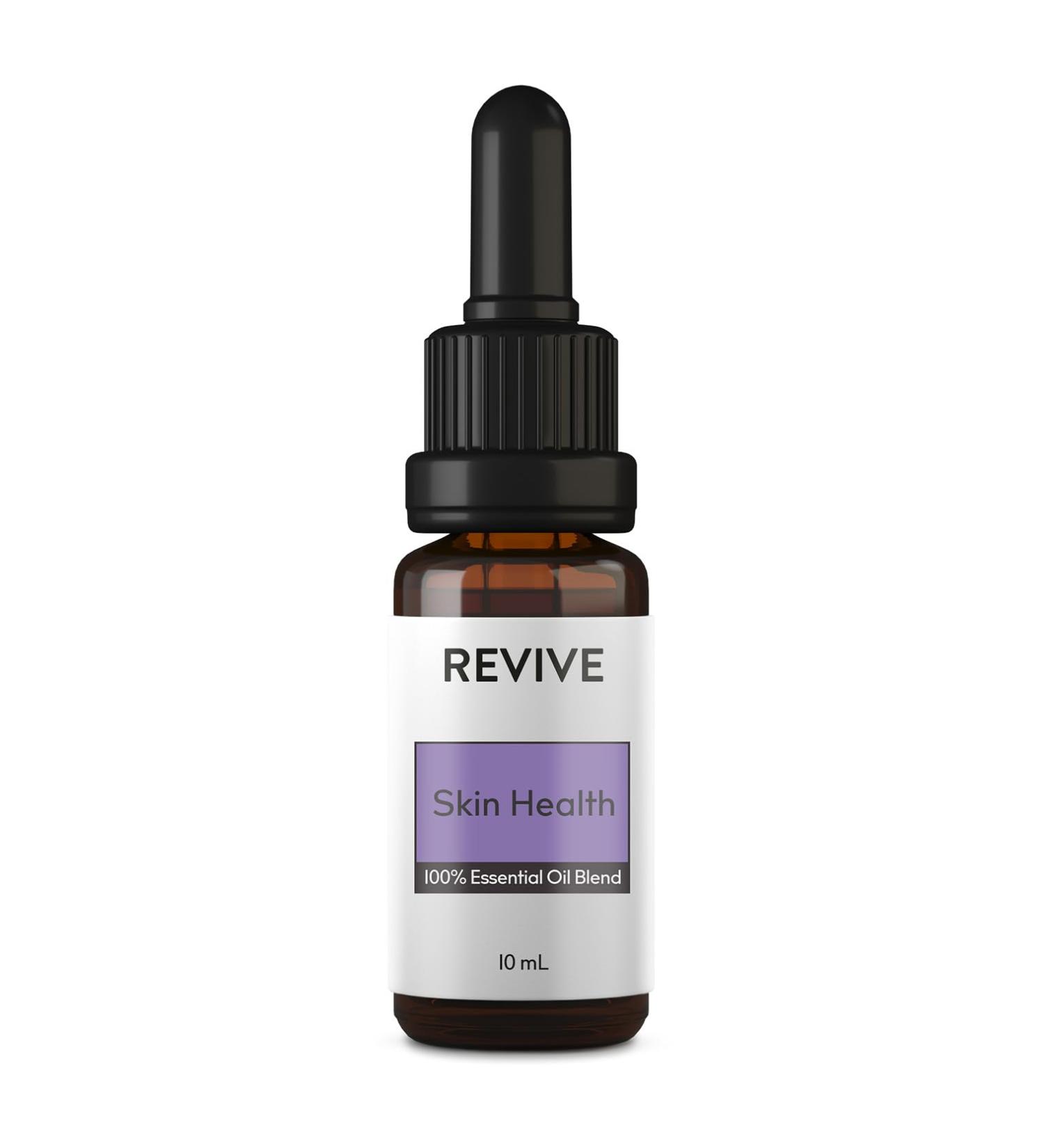 Revive Essential Oils Skin Health Essential Oil Blend - 100% Pure Therapeutic Grade for Diffuser Humidifier Massage & Aromatherapy - Perfect for Skin & Hair Care - Buy Online on GoSupps.com