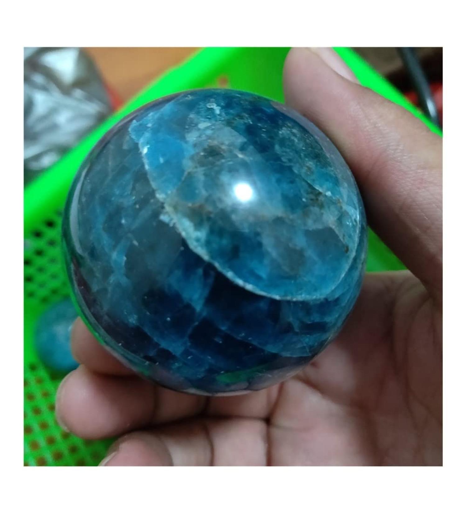 Natural Crystal Rough 1 Piece of 55mm Natural Apatite granules Stones - Buy Online on GoSupps.com