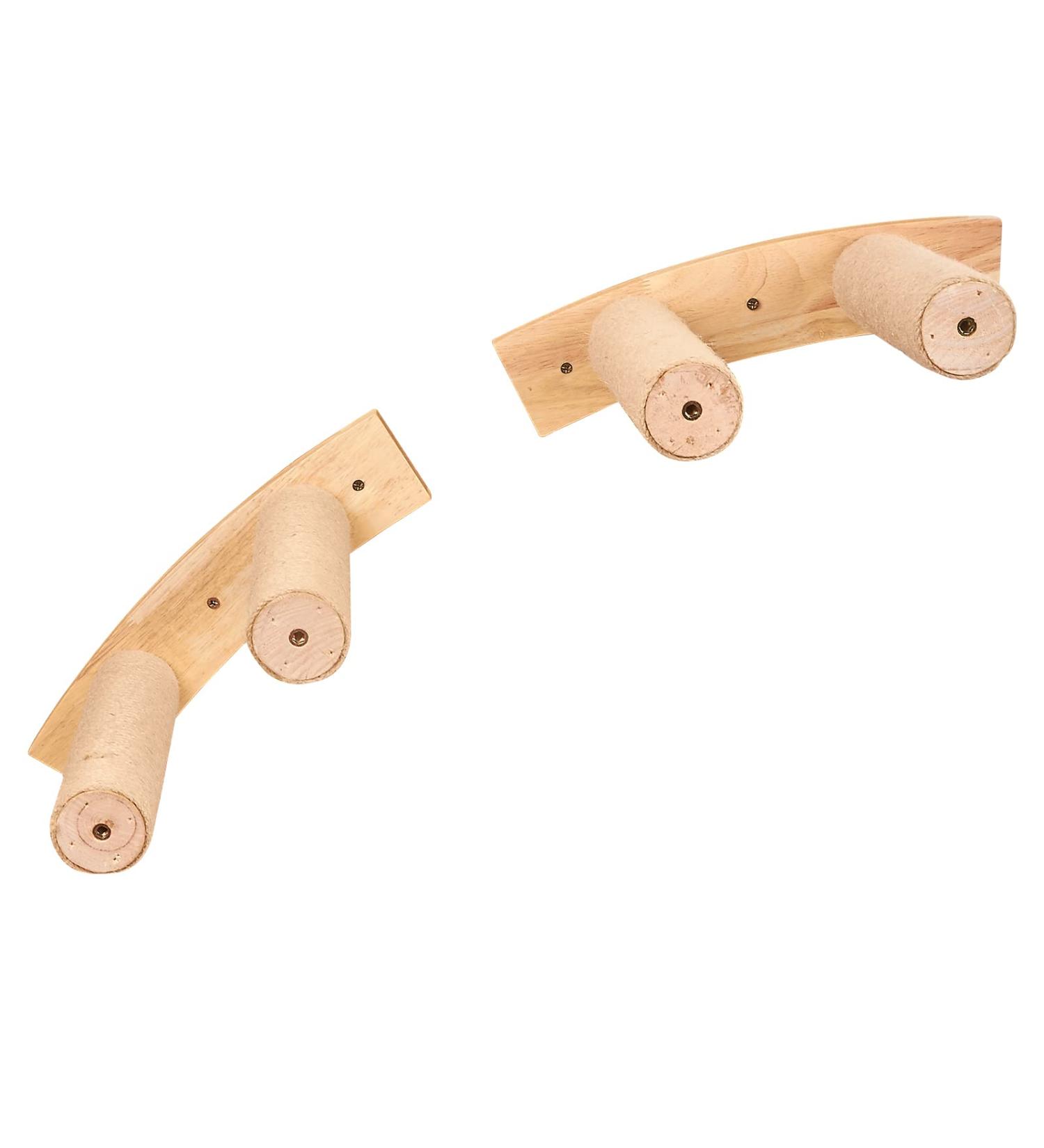 ESPETS Cat Wall Hammock Set with 2 Cat Steps - Stylish Modern Wall Mounted Cat Furniture for Climbing and Sleeping - Buy Online on GoSupps.com