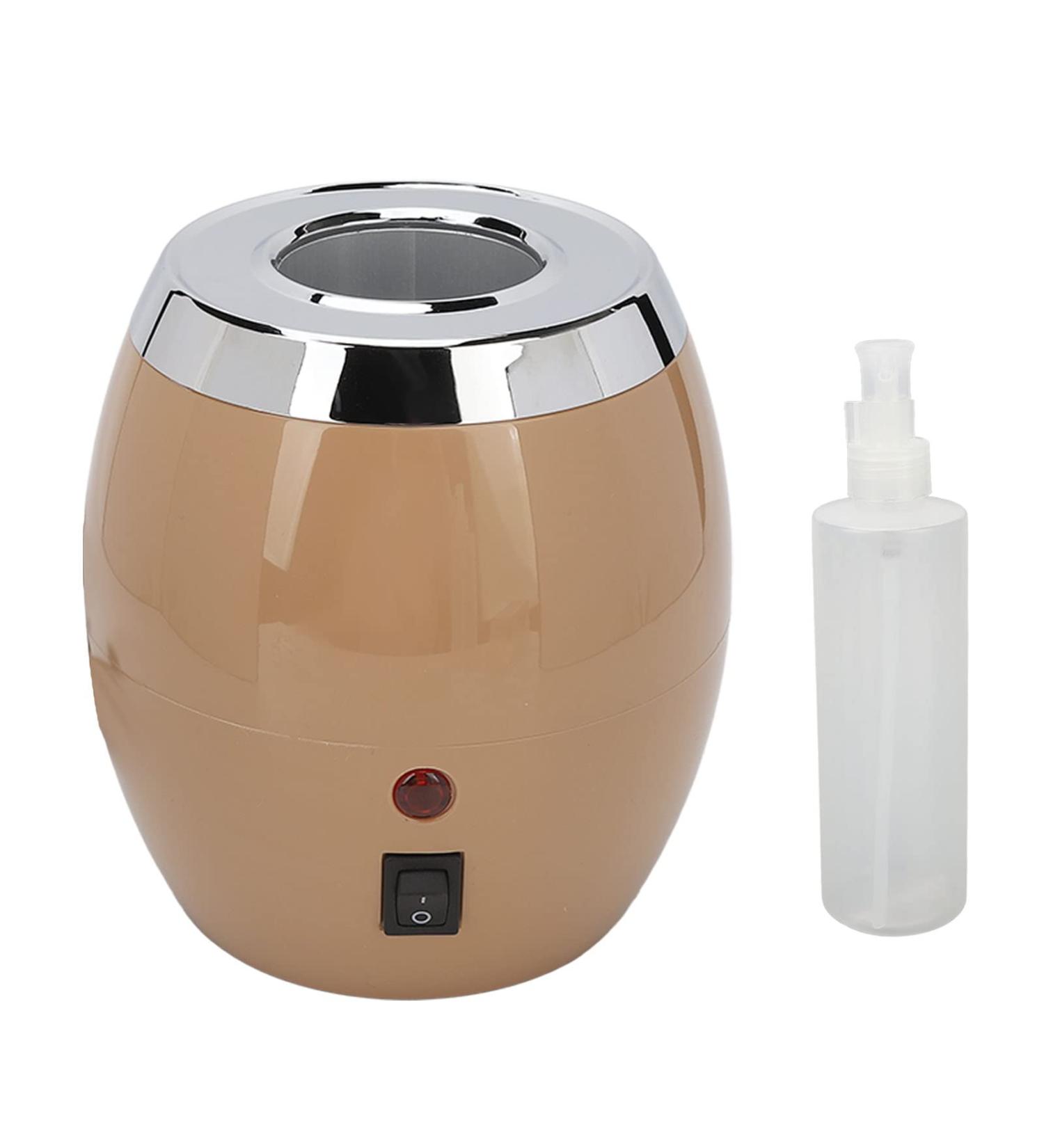 Brrnoo Massage Oil Warmer | Portable Heating Dispenser for Oils Lotions & Creams | Drip-Proof Design | EU Plug 220-240V - Buy Online on GoSupps.com