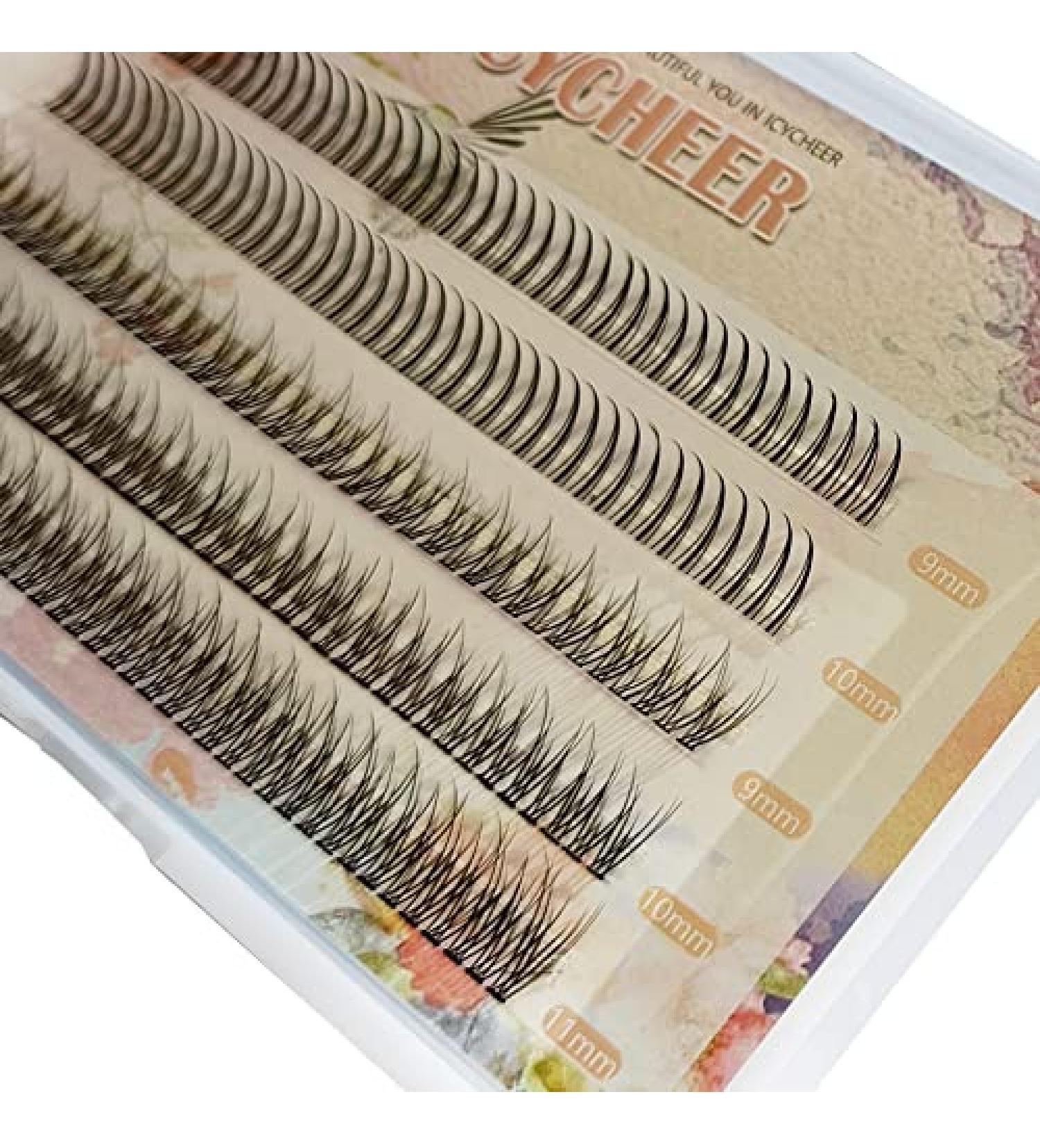 ICYCHEER Mixed Fish Tail & A Shape Eyelash Extensions - Handmade Volume Mink False Eyelashes for Stunning Looks - Buy Online on GoSupps.com