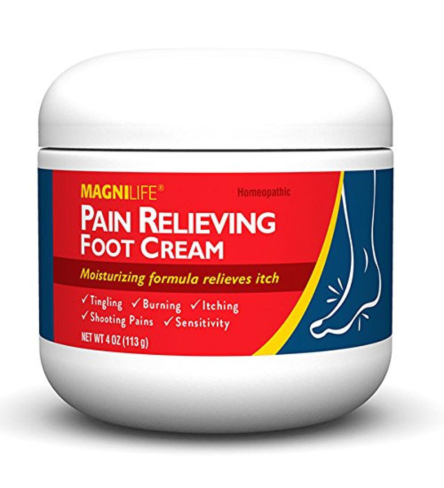 MagniLife Pain Relieving Foot Cream 4 oz/113g - Fast Relief for Foot Pain - Buy Online on GoSupps.com
