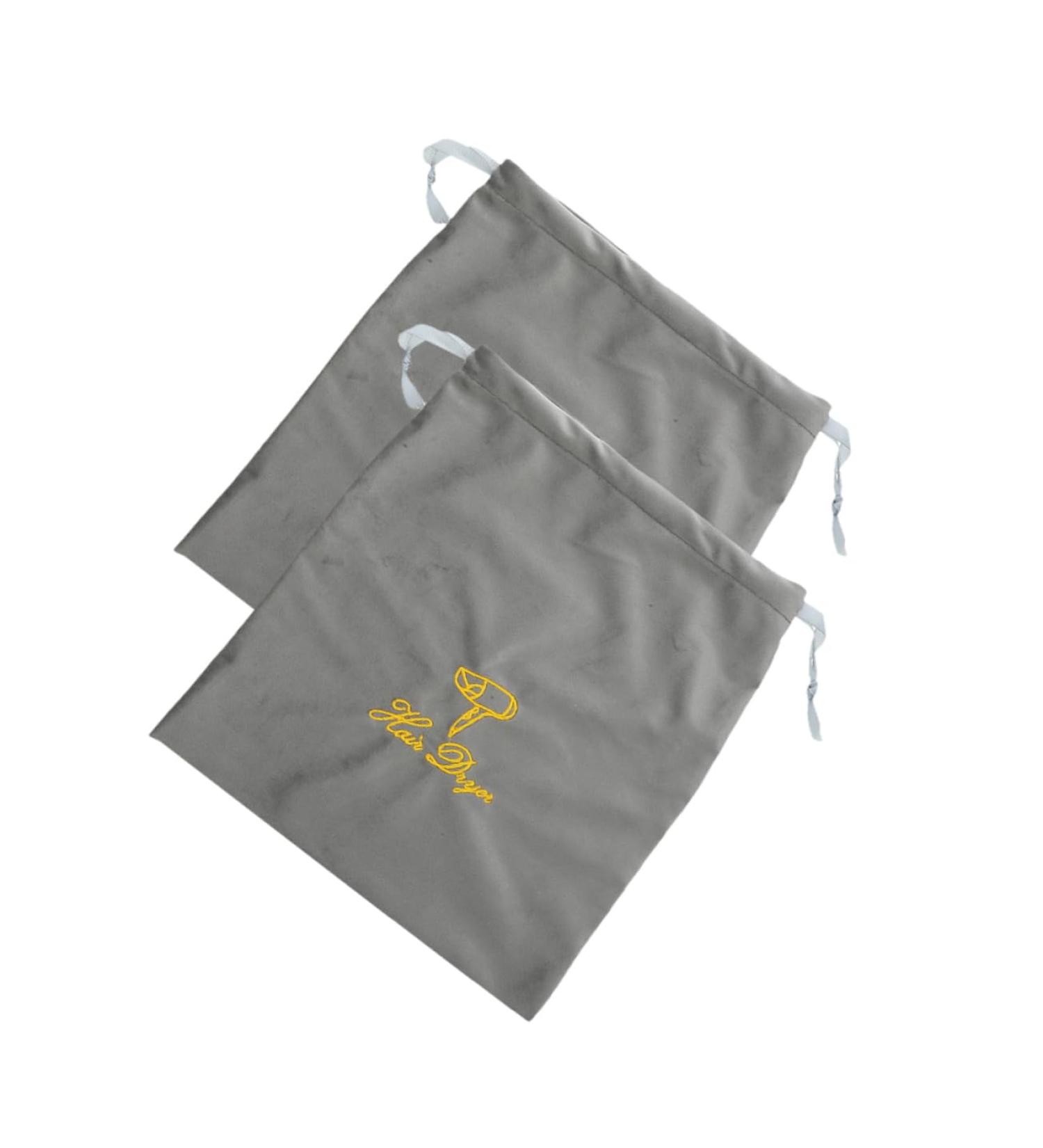 FOMIYES 2pcs Hair Dryer Storage Bag Hair Dryers Hair Blow Dryer Bag Drawstring Bags Carry Bag Classic Travel 30.00X25.00X0.50CM Grey - Buy Online on GoSupps.com