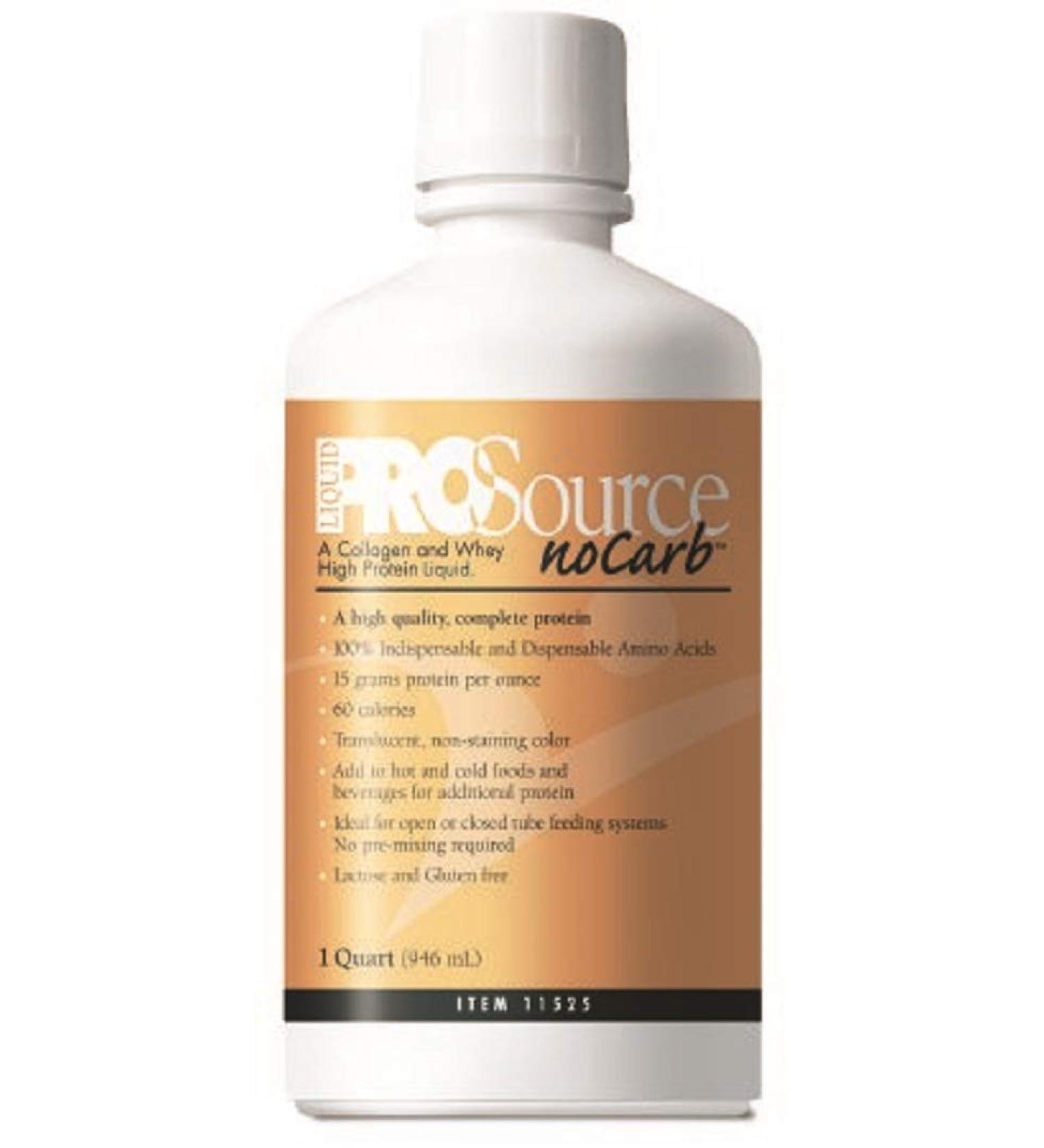ProSource NoCarb Liquid Protein 30 Ounce Neutral (Unflavored) - Case of 4 - Model 11525