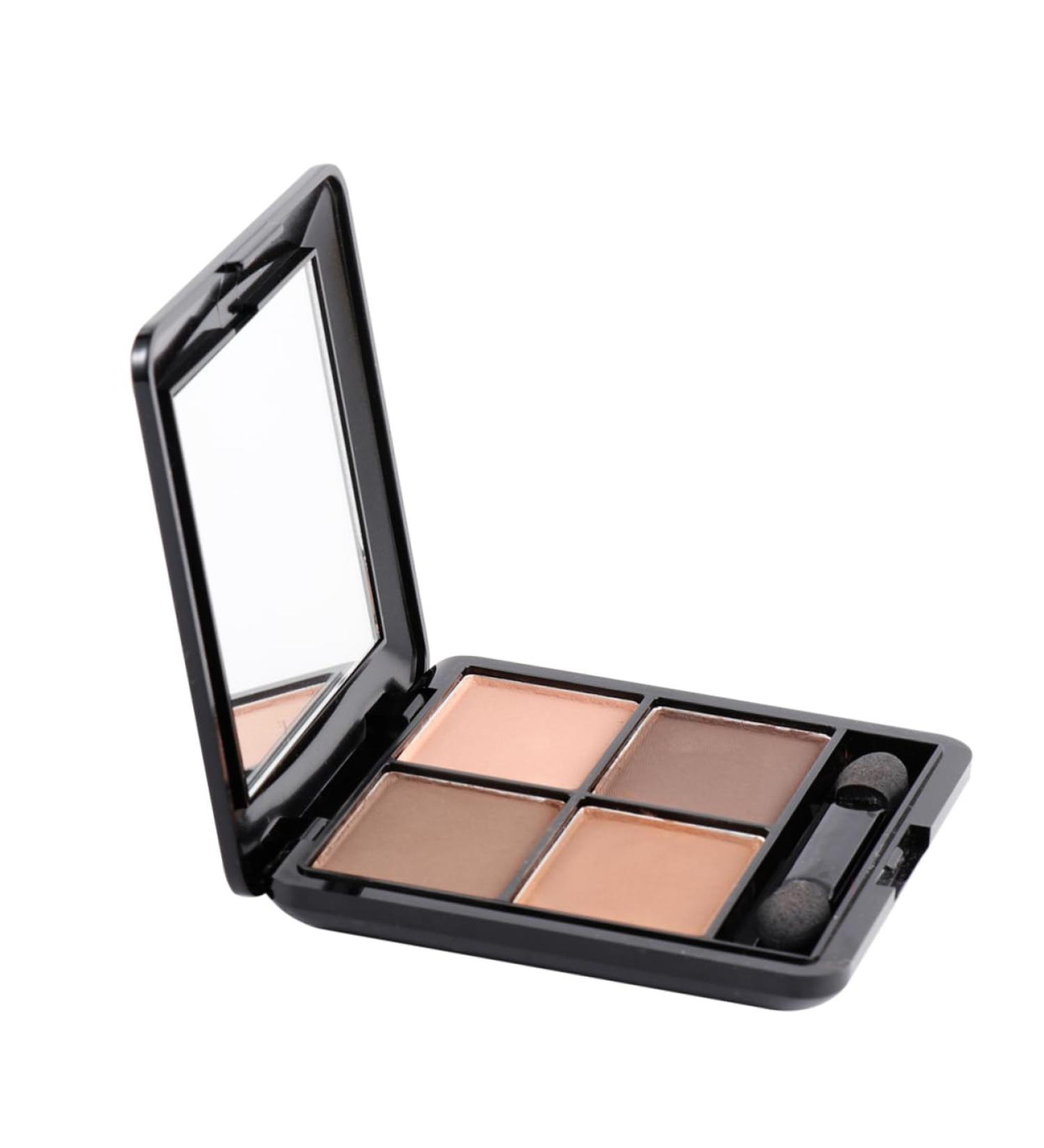 WOONEKY 4 Mirror Elegant Brown Eyeshadow Makeup Sponge Shadow Matte Eye with and Colors - Buy Online on GoSupps.com