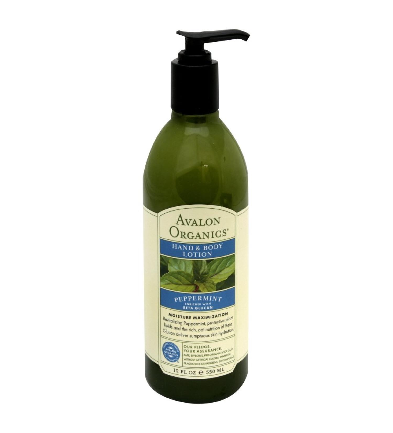 Avalon Organics Lotion H&B Peppermint