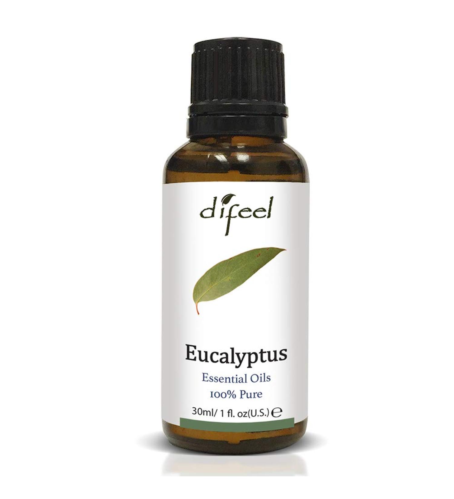 Difeel Essential Oils 100% Pure Eucalyptus Oil 1 ounce (3-Pack) - Buy Online on GoSupps.com