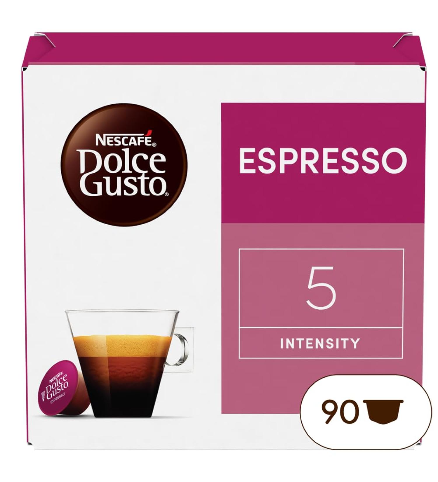 Nescaf Dolce Gusto Espresso - Coffee - 90 Capsules (Pack of 3 XL Boxes x 30) - Buy Online on GoSupps.com