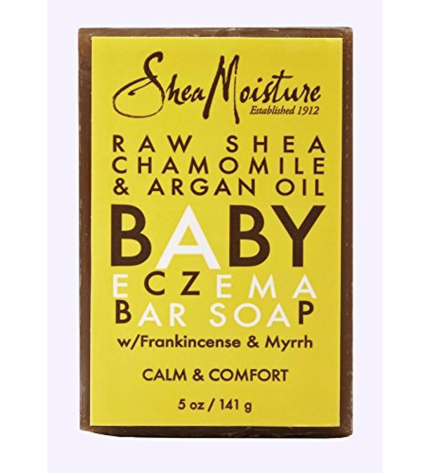 SheaMoisture Baby Eczema Bar Soap - Raw Shea, Chamomile & Argan Oil (5 oz) - Buy Online on GoSupps.com