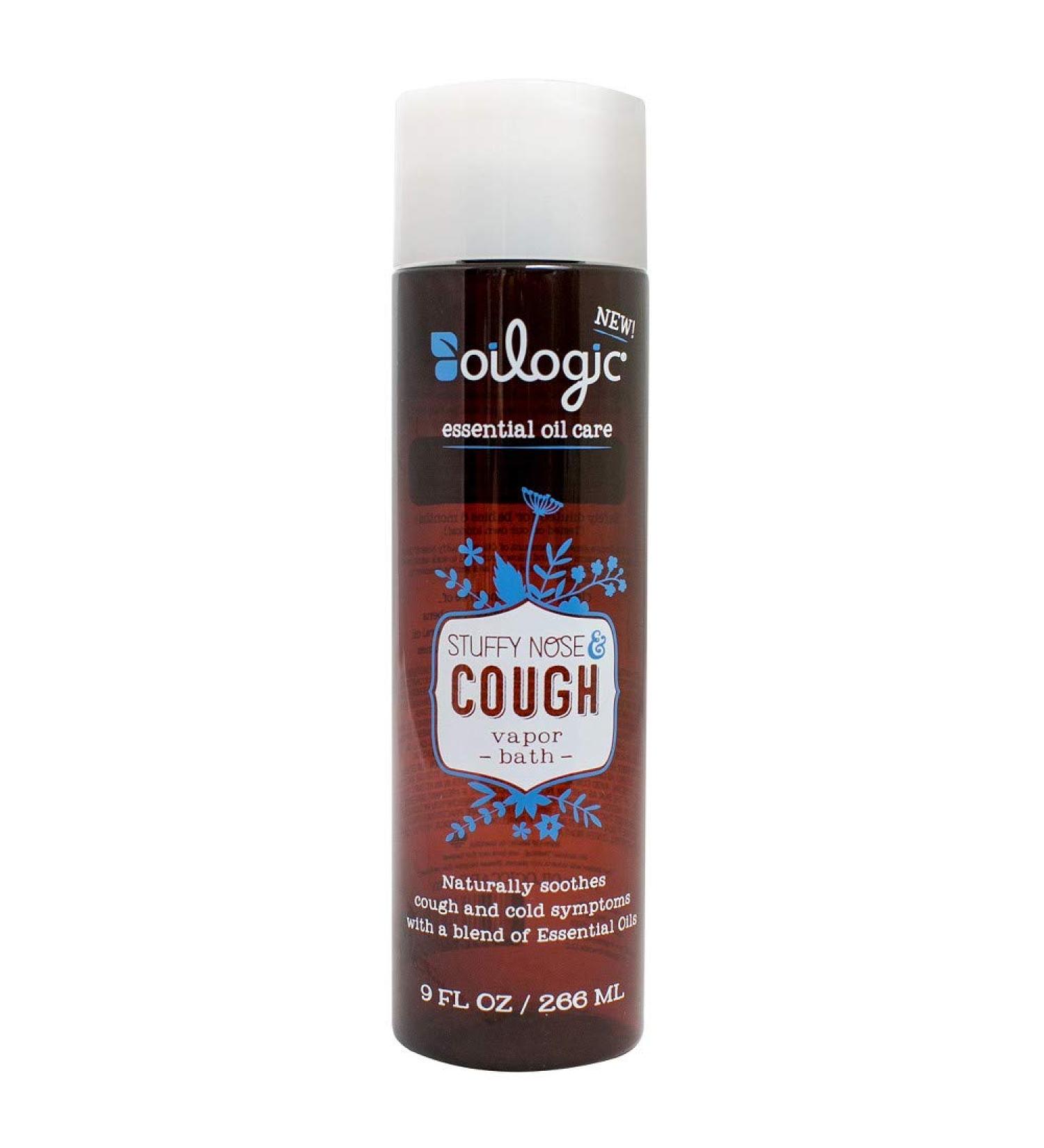 Oilogic Stuffy Nose & Cough Vapor Bath for Babies and Toddlers, 9 oz Each (Pack of 2)
