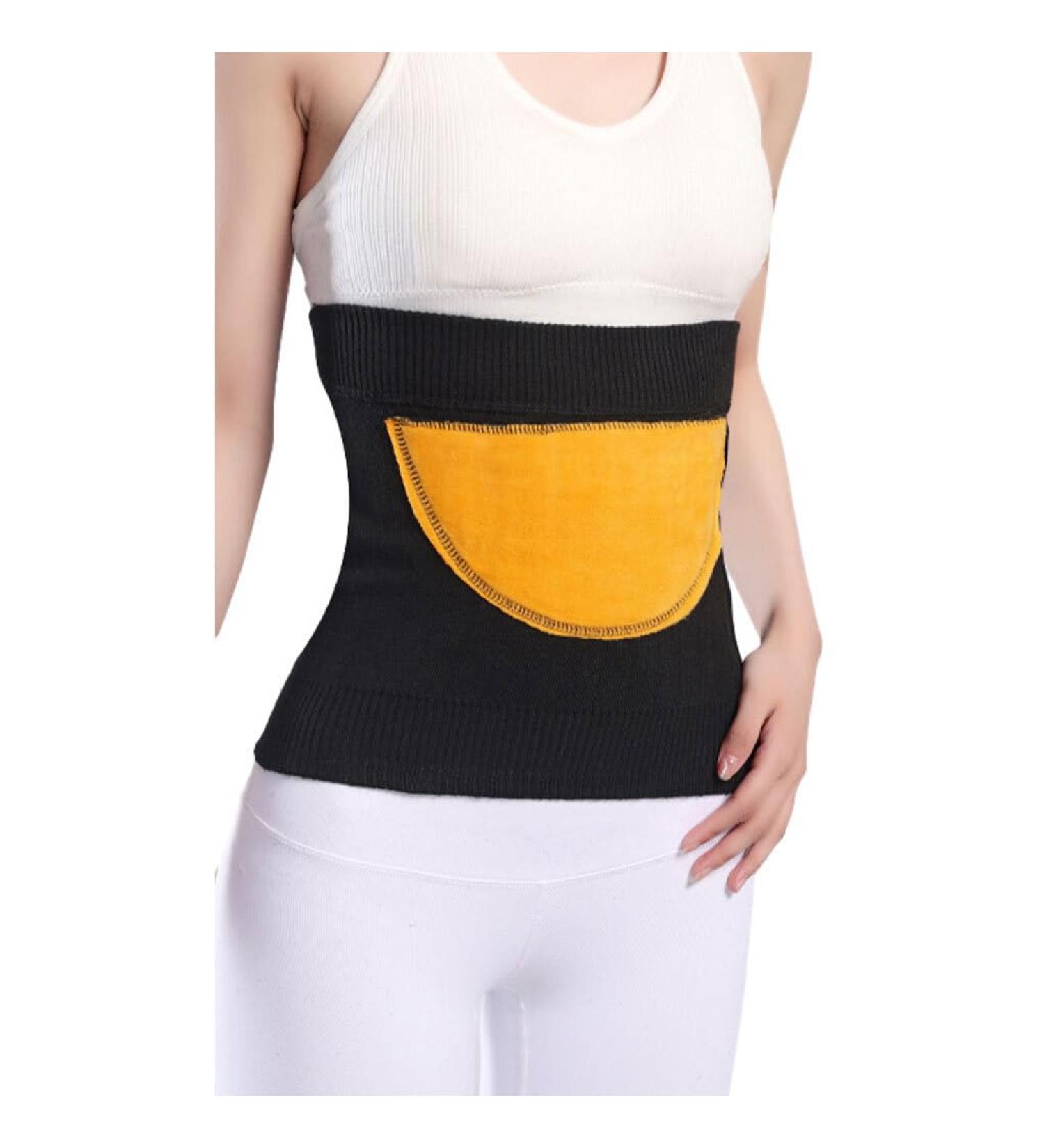 Ioiuskku Kashmir G rtel - Stylish Comfortable & Breathable Wool Belt for Back Support - XL Black Brushed - Buy Online on GoSupps.com